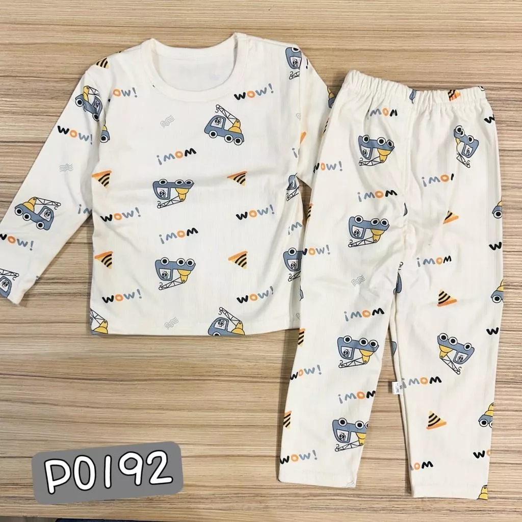 北屯實體店❤現貨 小汽車居家服 套裝✩米米童著-P0192