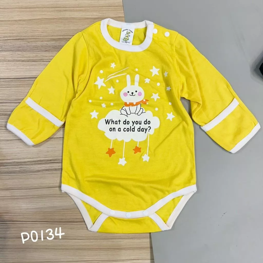 北屯實體店❤現貨 寶寶款 台灣製 兔家 肩開扣包屁衣✩米米童著-P0134