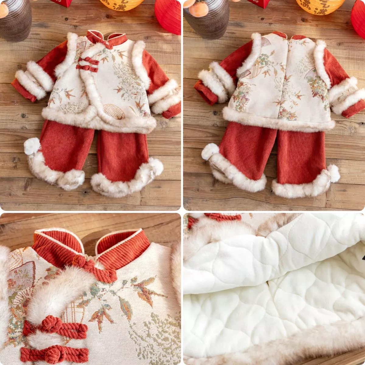 預購 中式拜年服系列 - 加絨 (80~130)