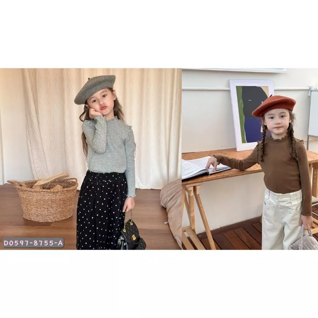 北屯實體店❤現貨 韓版-親膚內搭衣✩米米童著-D0597