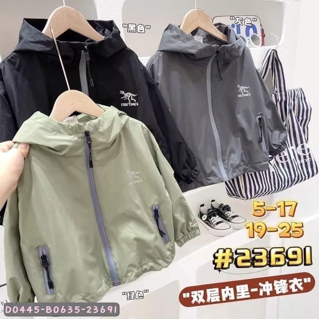 北屯實體店❤現貨 厚-搖粒絨恐龍小LOGO連帽防風外套(有內哩,口袋做一般口袋)✩米米童著-D0445