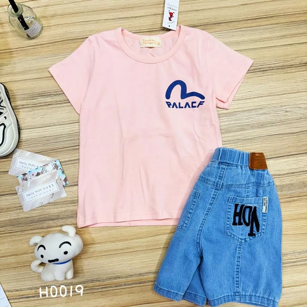 北屯實體店❤現貨 字母LOGO短袖上衣✩米米童著-H0019