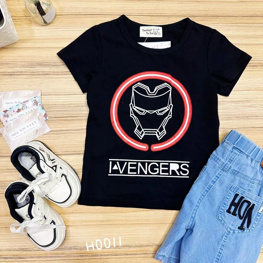 北屯實體店❤現貨 大圖案短袖上衣✩米米童著-H0011