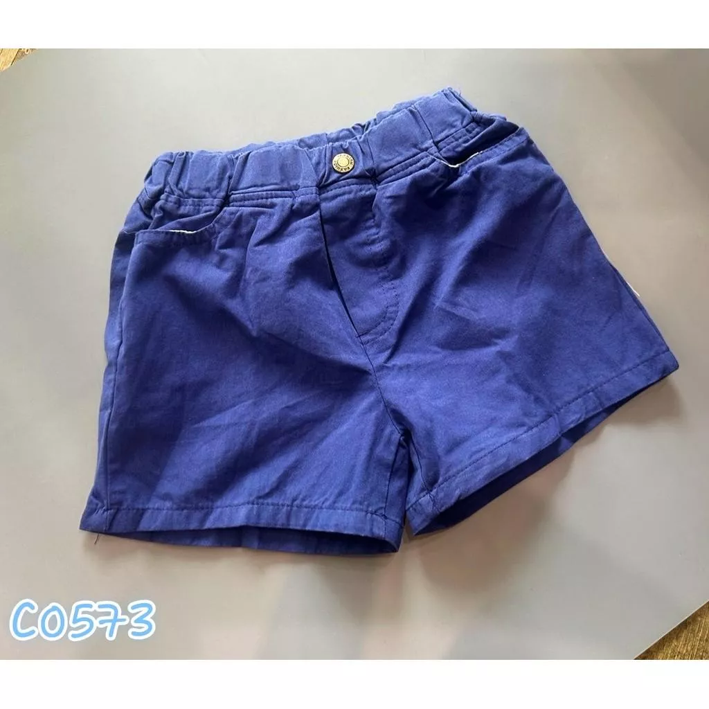 北屯實體店❤現貨素面休閒短褲✩米米童著-C0573
