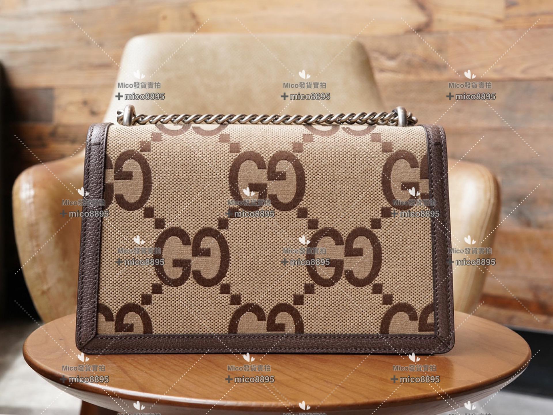 Gucci 經典 𝐃𝐢𝐨𝐧𝐲𝐬𝐮𝐬 酒神系列 小號手袋 帆布 28cm