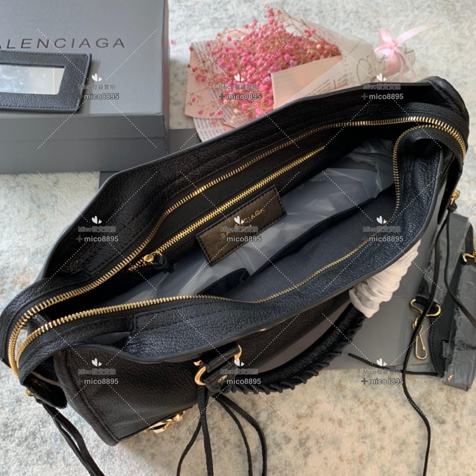 Balenciaga 經典綿羊皮 流蘇點綴機車包 38cm