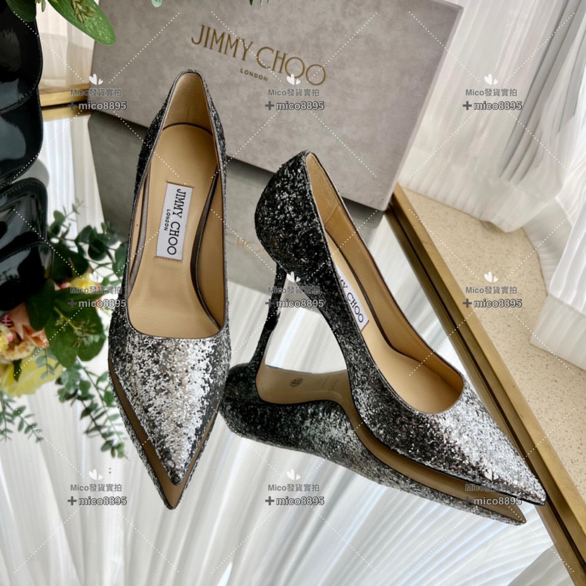 Jimmy Choo 黑色漸層 經典款高跟鞋 婚鞋 35-40