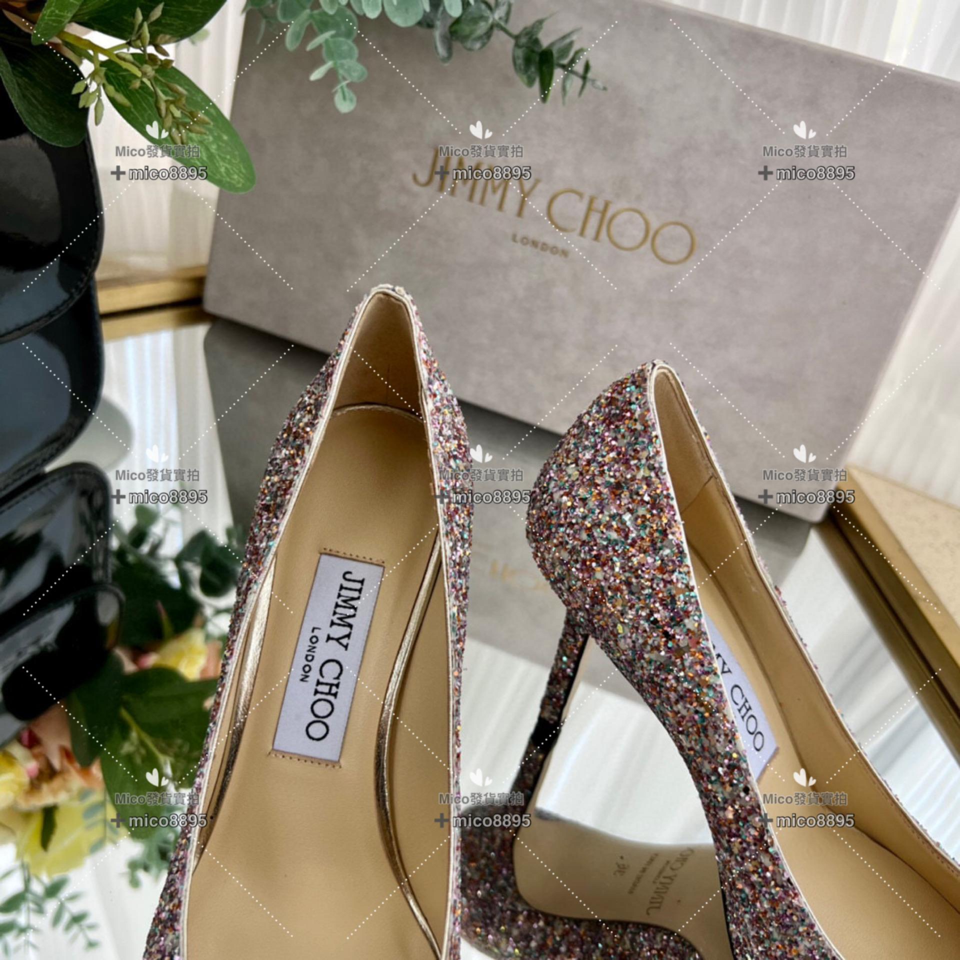 Jimmy Choo 彩鑽亮片經典款高跟鞋 婚鞋 35-40