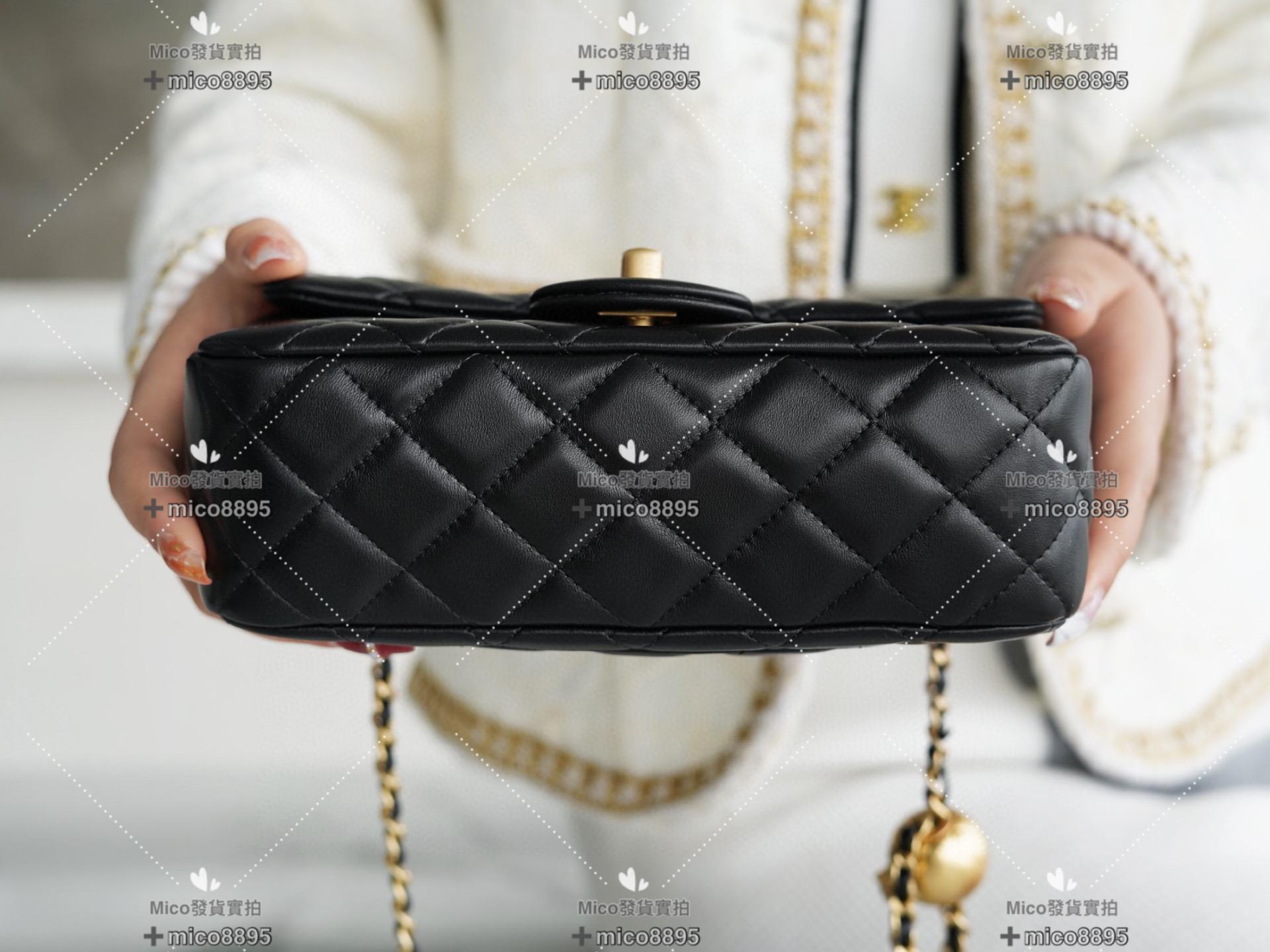 Chanel 王̆̈炸̆̈🔅 金球系列 𝐂𝐅 大𝐦𝐢𝐧𝐢金屬球 黑色 20cm