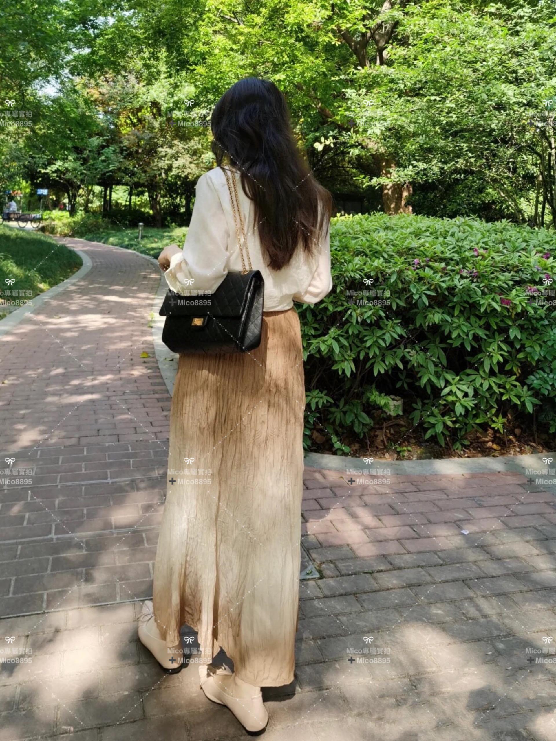 CHANEL 復刻2.55大號 黑金🖤 28cm 胎牛皮