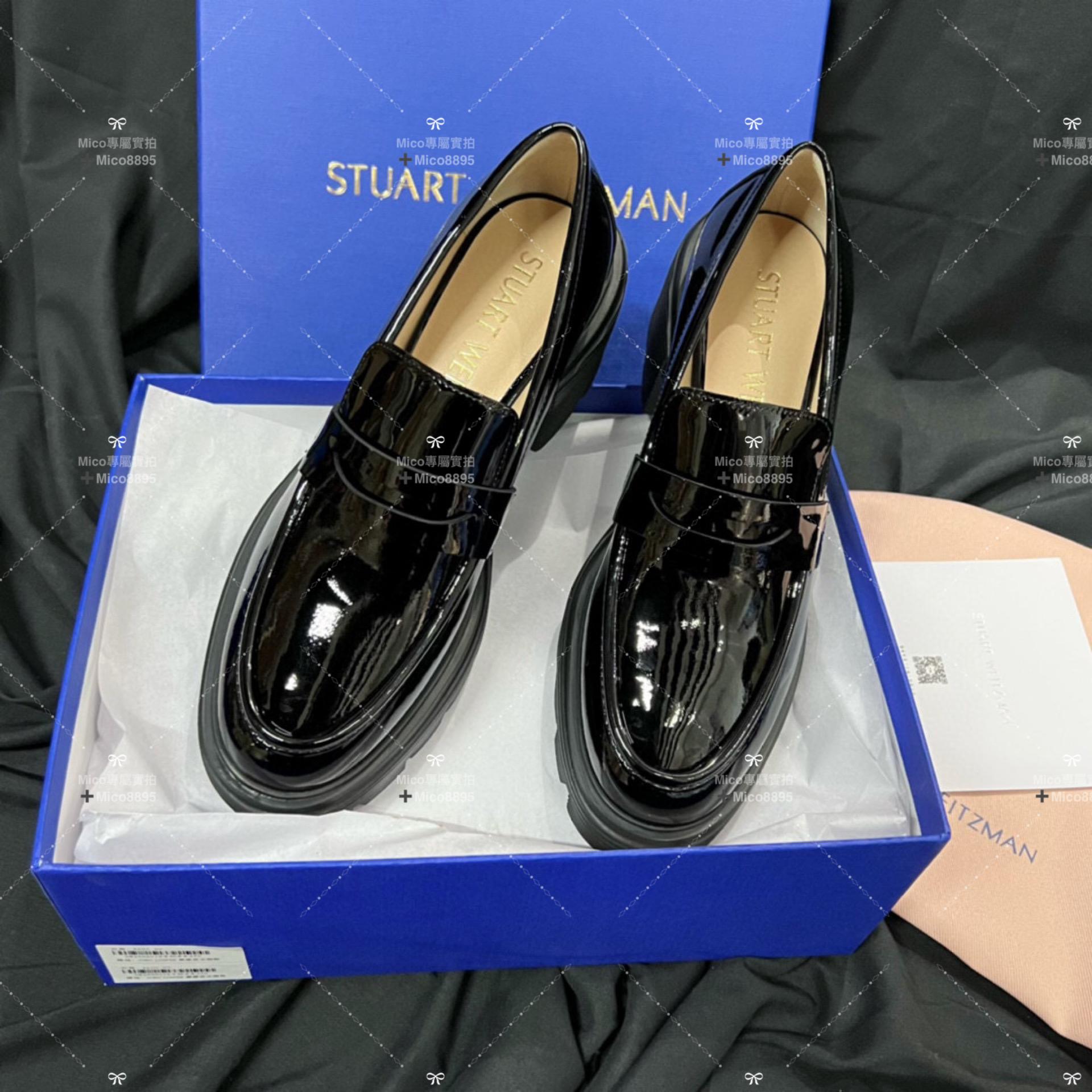 Stuart Weitzman 百搭漆皮樂福鞋 35-39