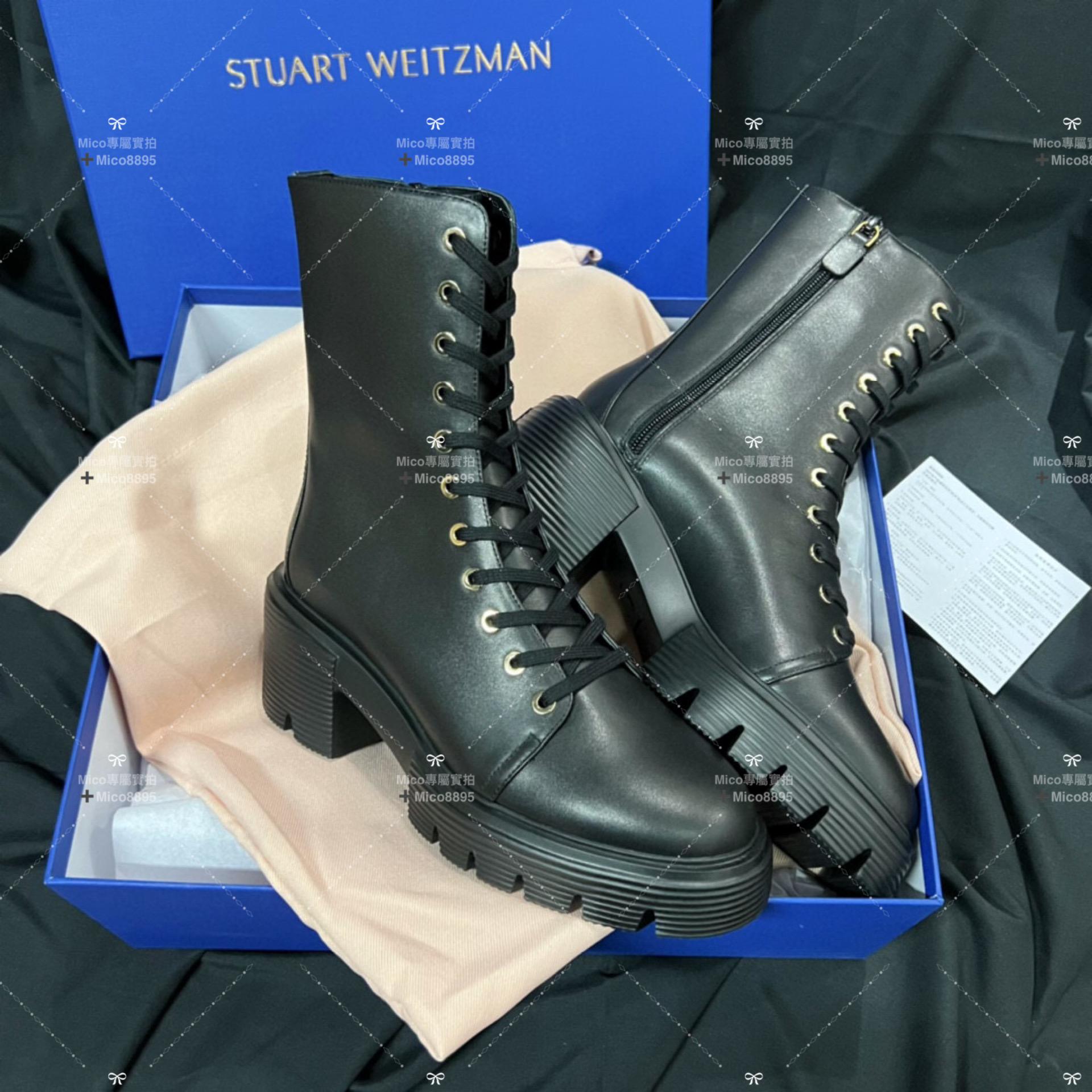 Stuart Weitzman 百搭皮面 厚底短靴 35-39