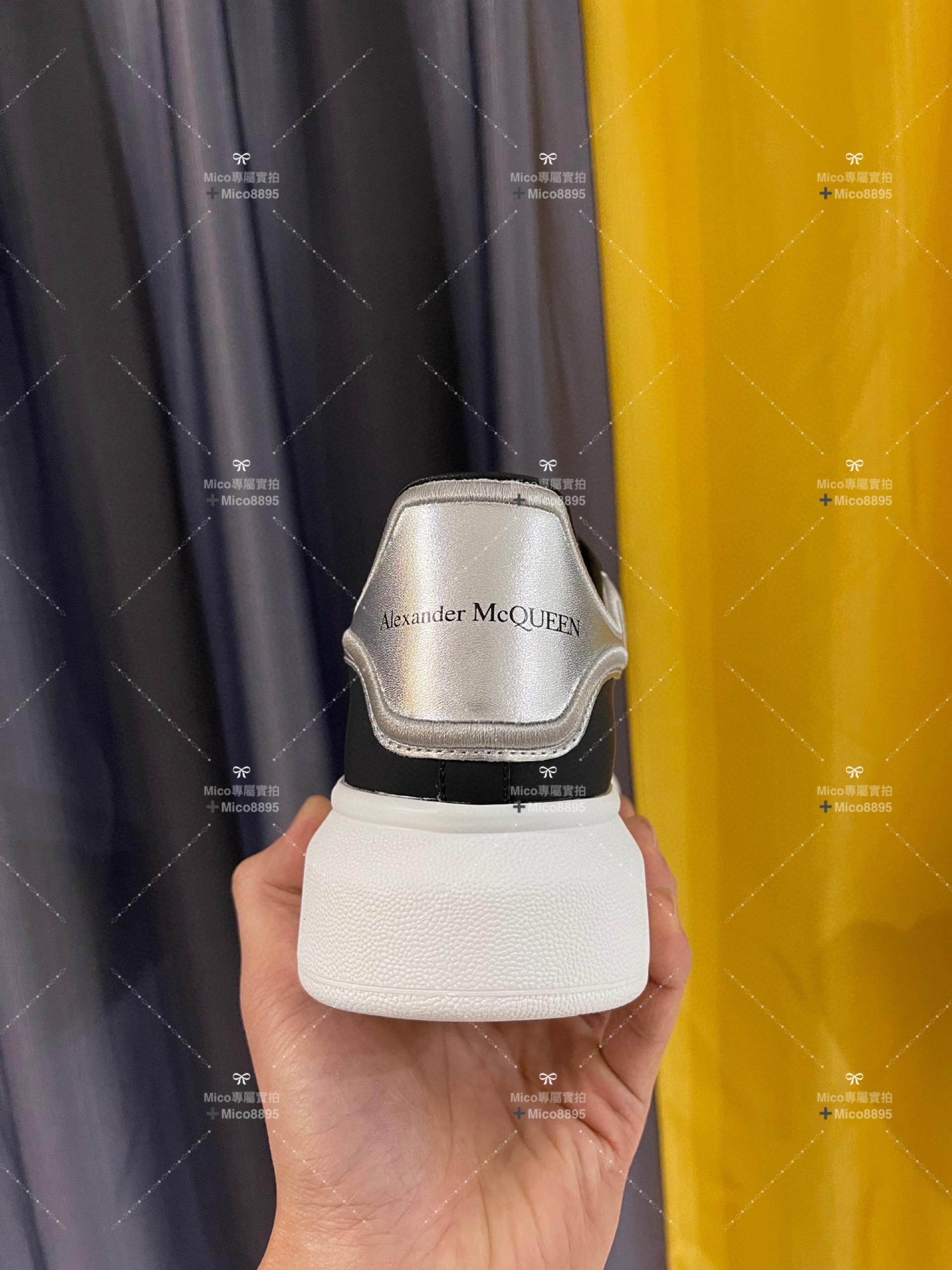 電繡銀尾 Alexander McQueen·亞歷山大麥昆 麥坤小白鞋 情侶鞋 尺碼：34-40