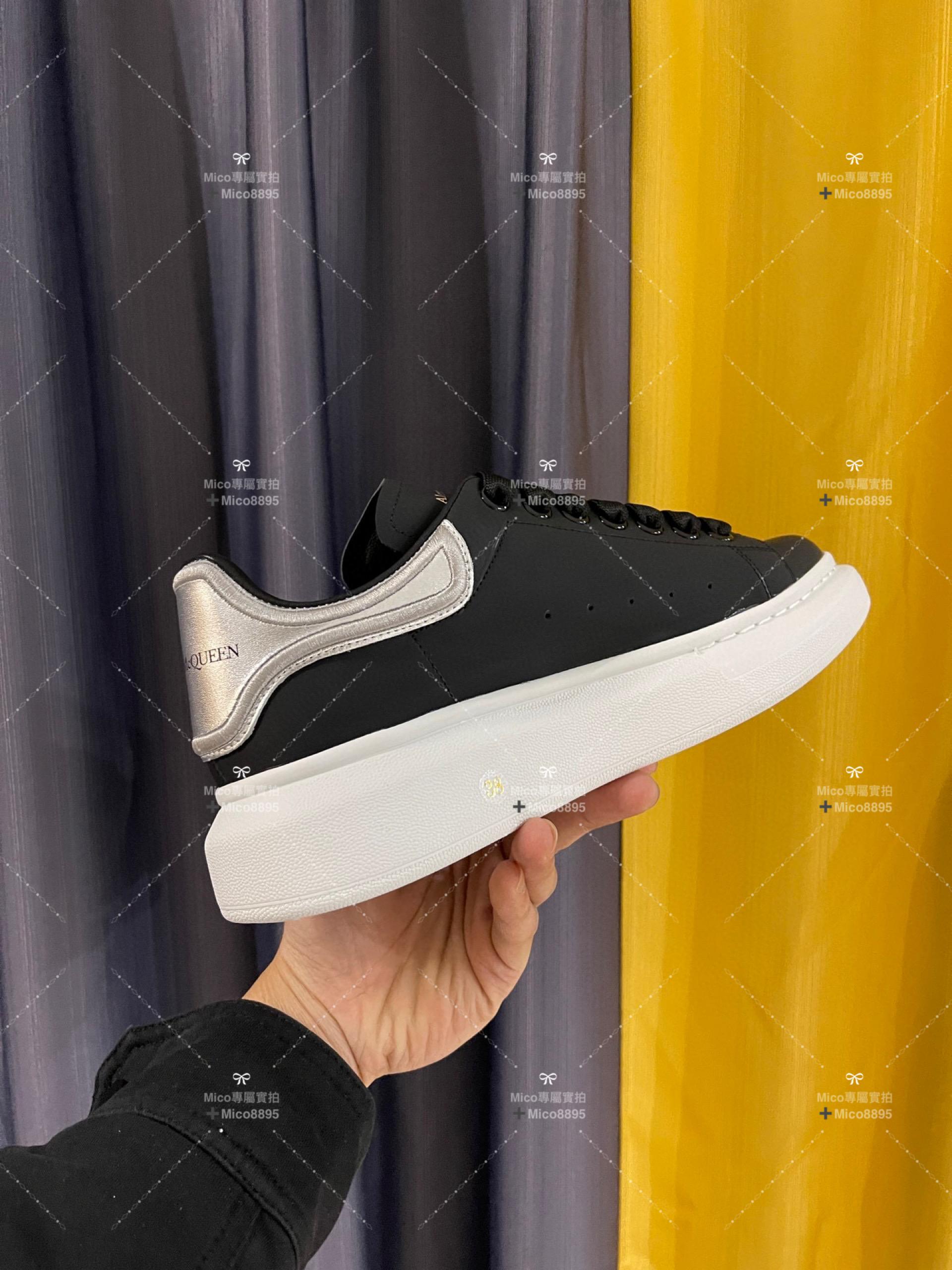 電繡銀尾 Alexander McQueen·亞歷山大麥昆 麥坤小白鞋 情侶鞋 尺碼：34-40