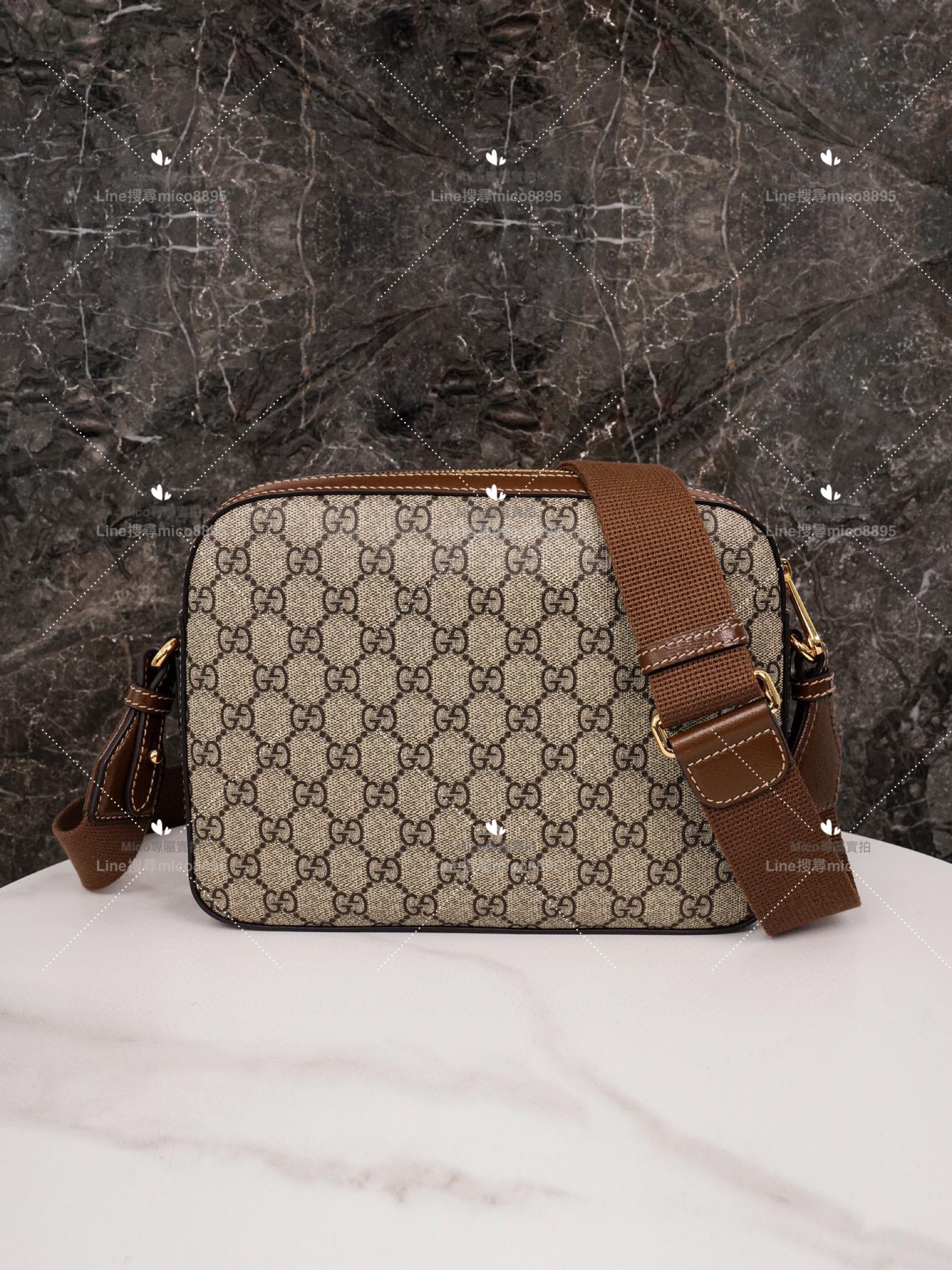 GUCCI Retro系列郵差包 25cm 男士公事包