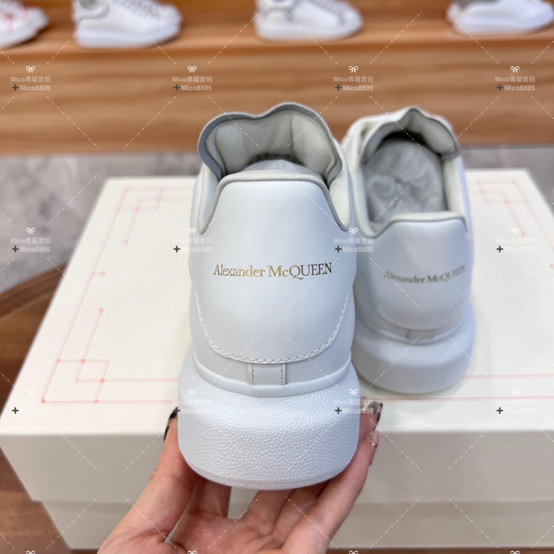 Alexander McQueen 全皮白尾 OVERSIZED運動鞋