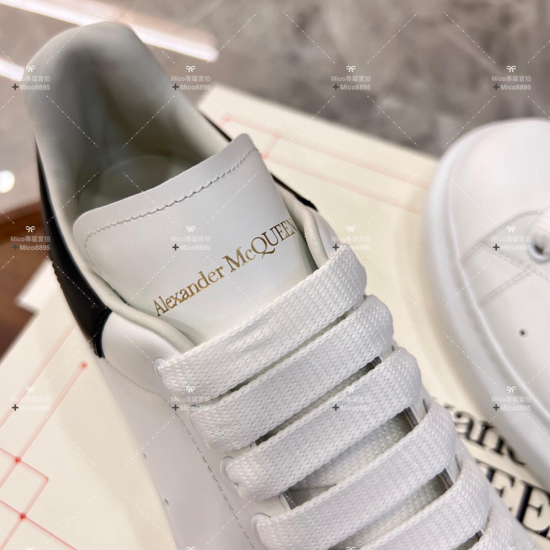 Alexander McQueen 全皮黑尾 OVERSIZED運動鞋