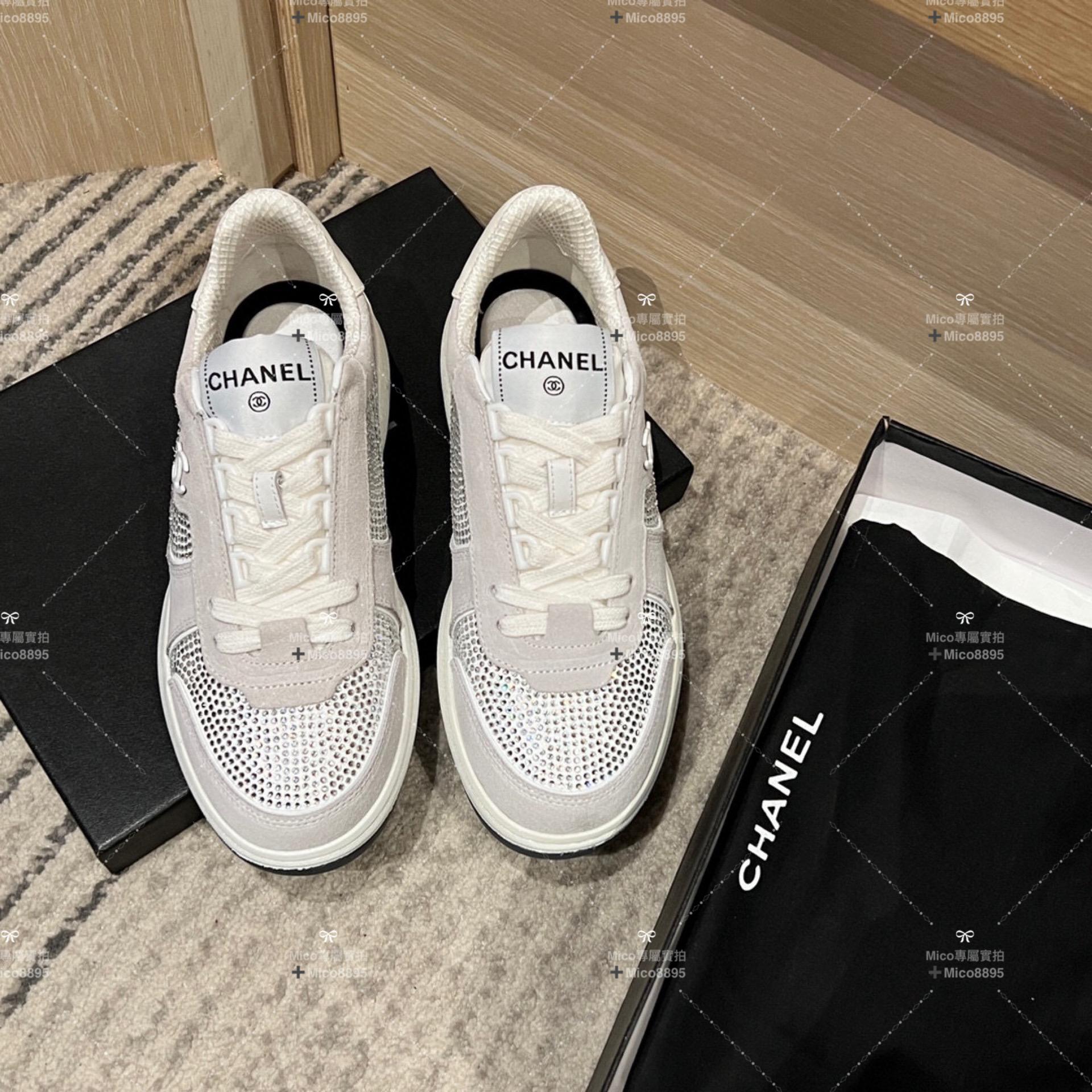 Chanel 22P sneaker 鑽石💎運動鞋 施華洛世奇 35-39