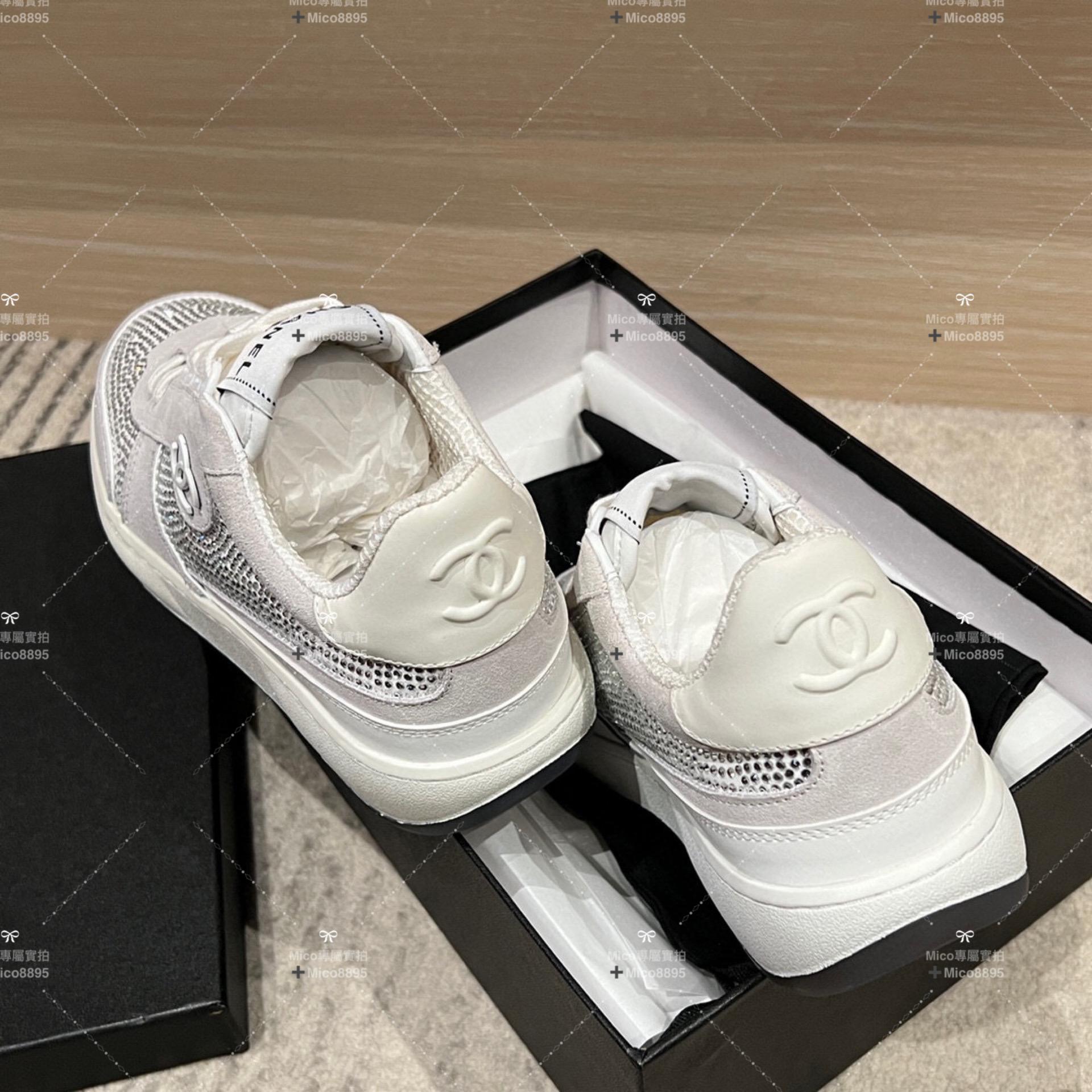 Chanel 22P sneaker 鑽石💎運動鞋 施華洛世奇 35-39