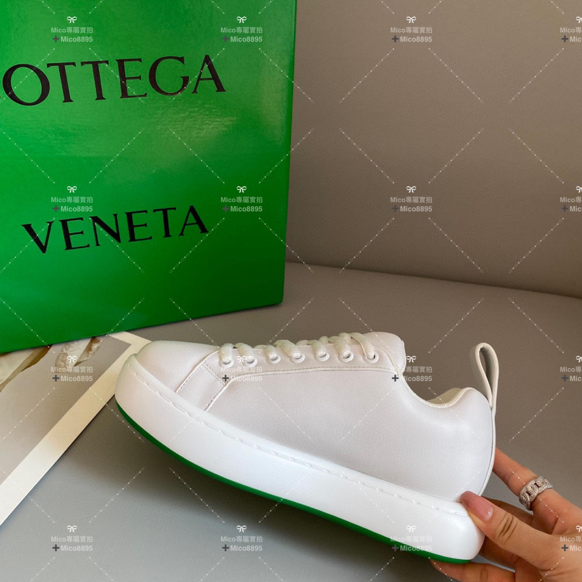 Bottega Veneta BV 極簡系列 情侶款/男女 休閒小白鞋 百搭款