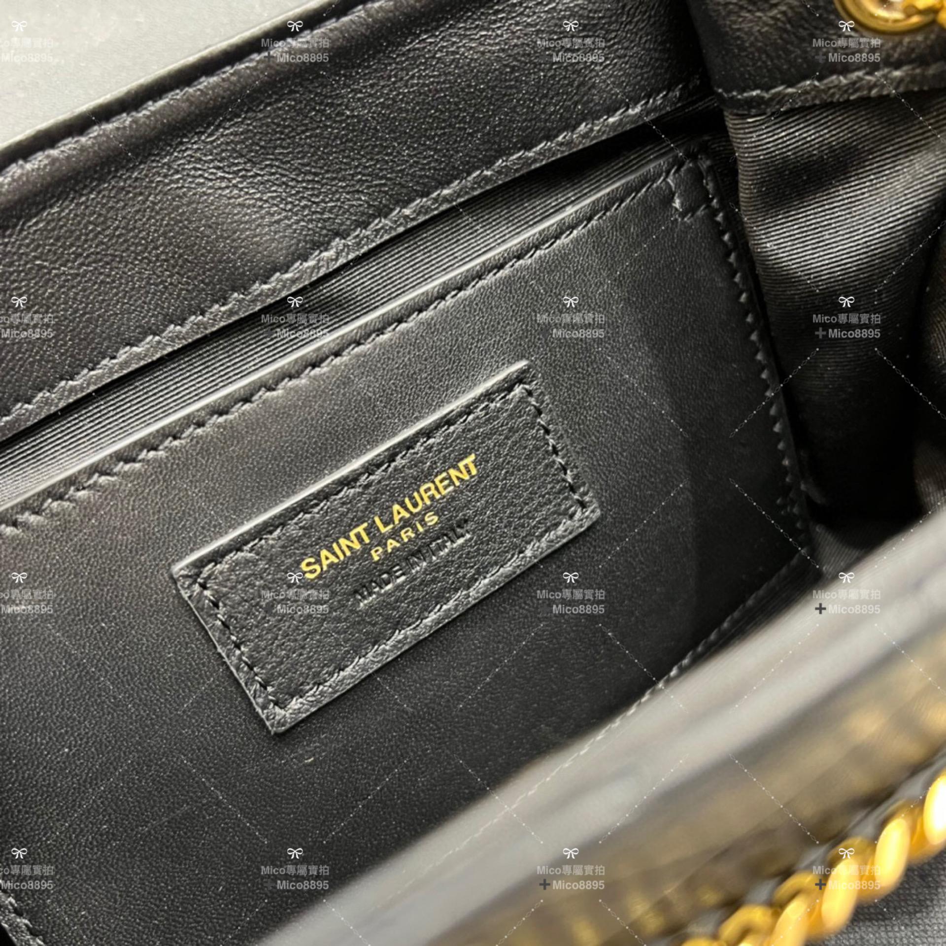 YSL Saint Laurent 小羊皮 Mini Nolita 復古翻蓋信封包/斜跨包 18cm