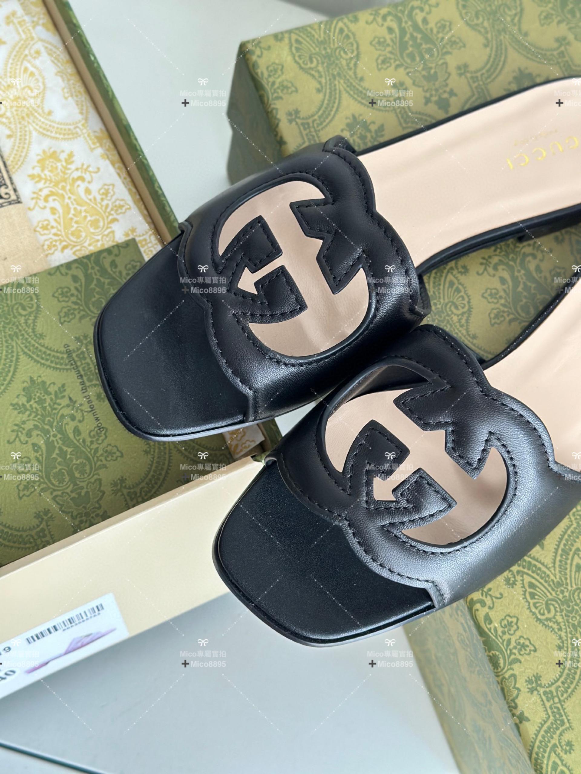 GUCCI 鏤空雙G拖鞋 多色百搭款 35-39