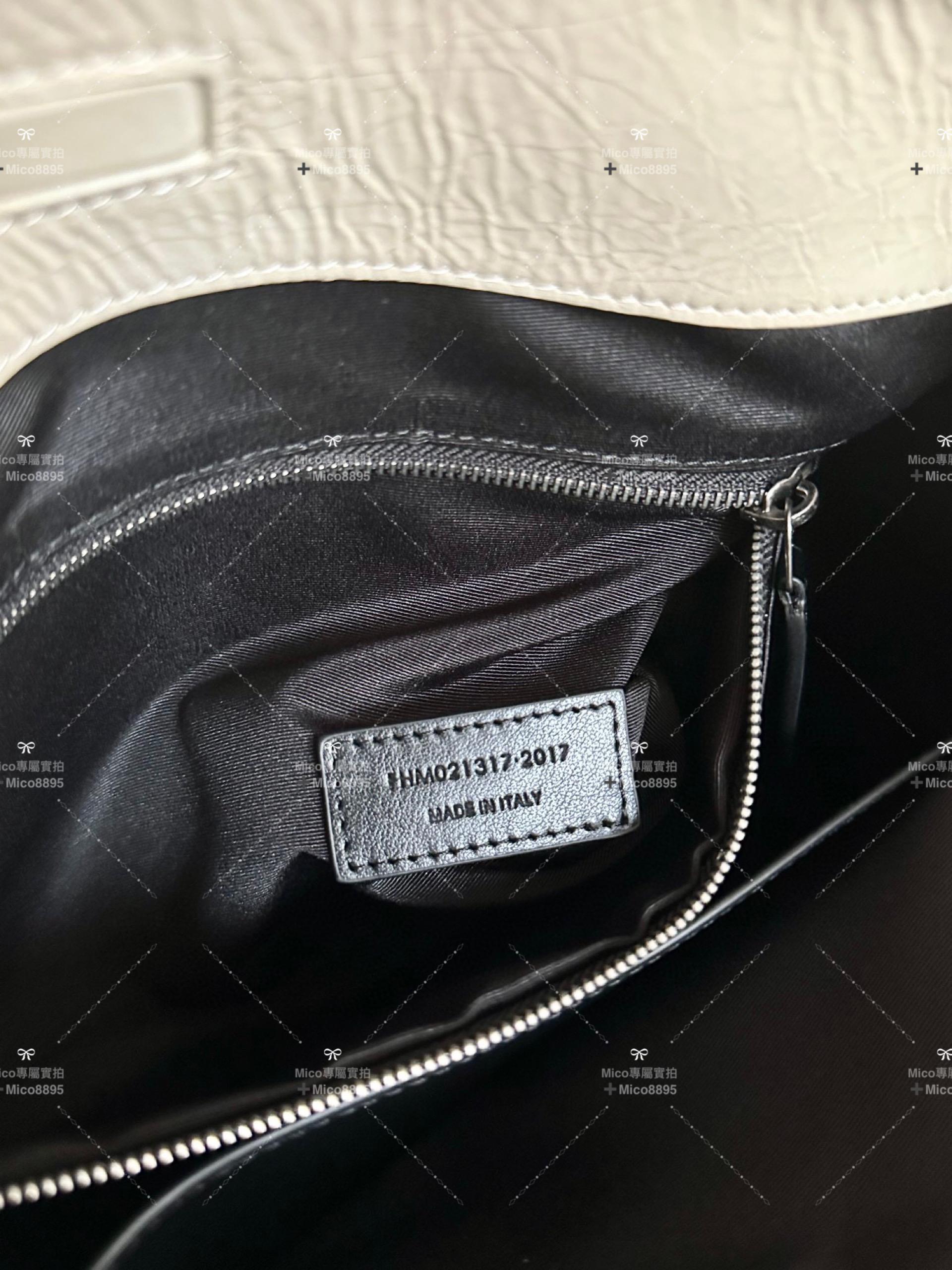 YSL Saint Laurent 聖羅蘭 niki購物袋 通勤包/媽媽包 中號 油蠟白 尺寸33×27×11.5cm