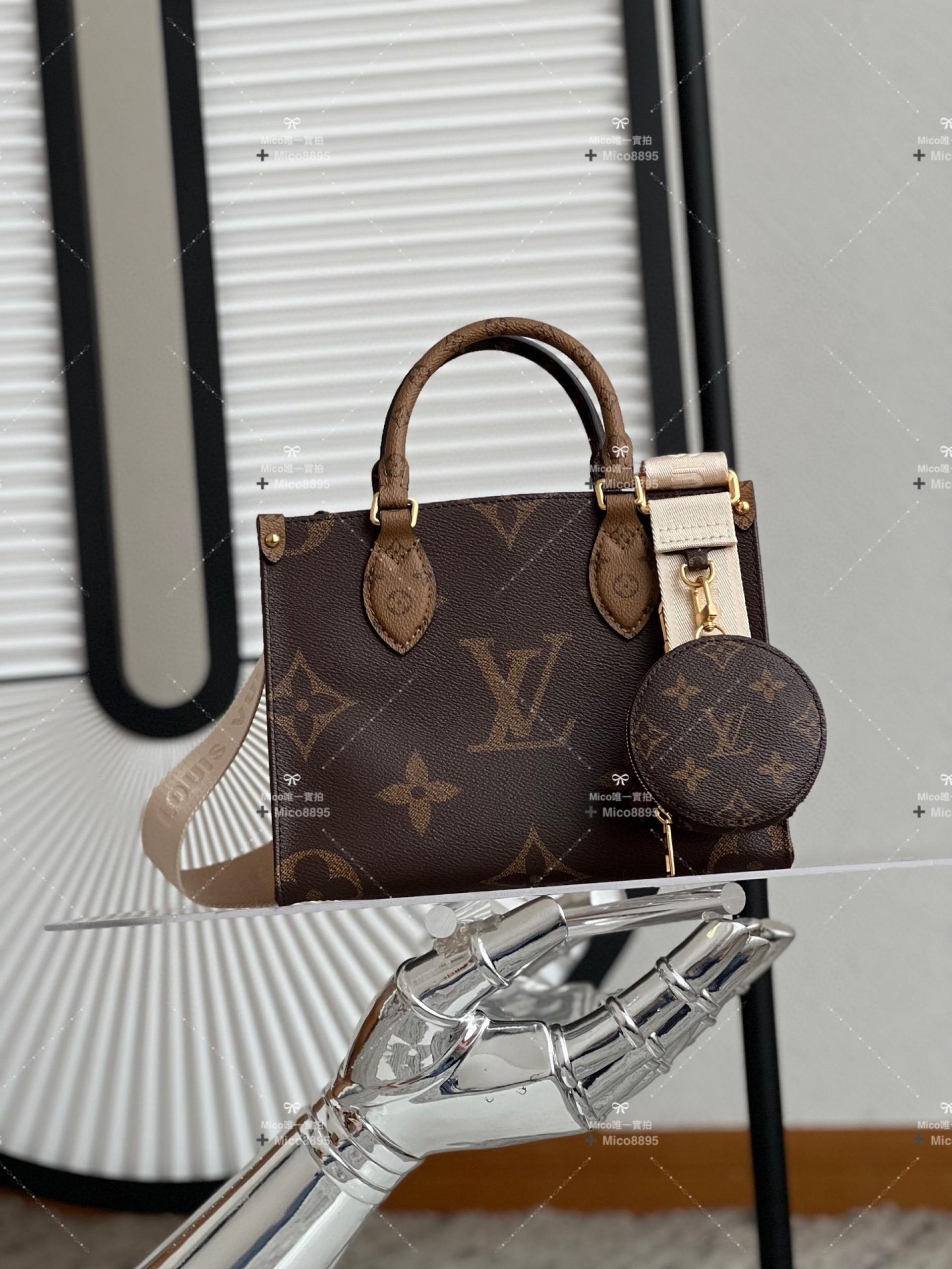 LV ONTHEGO 小號手袋 M46373 mini托特包 25cm