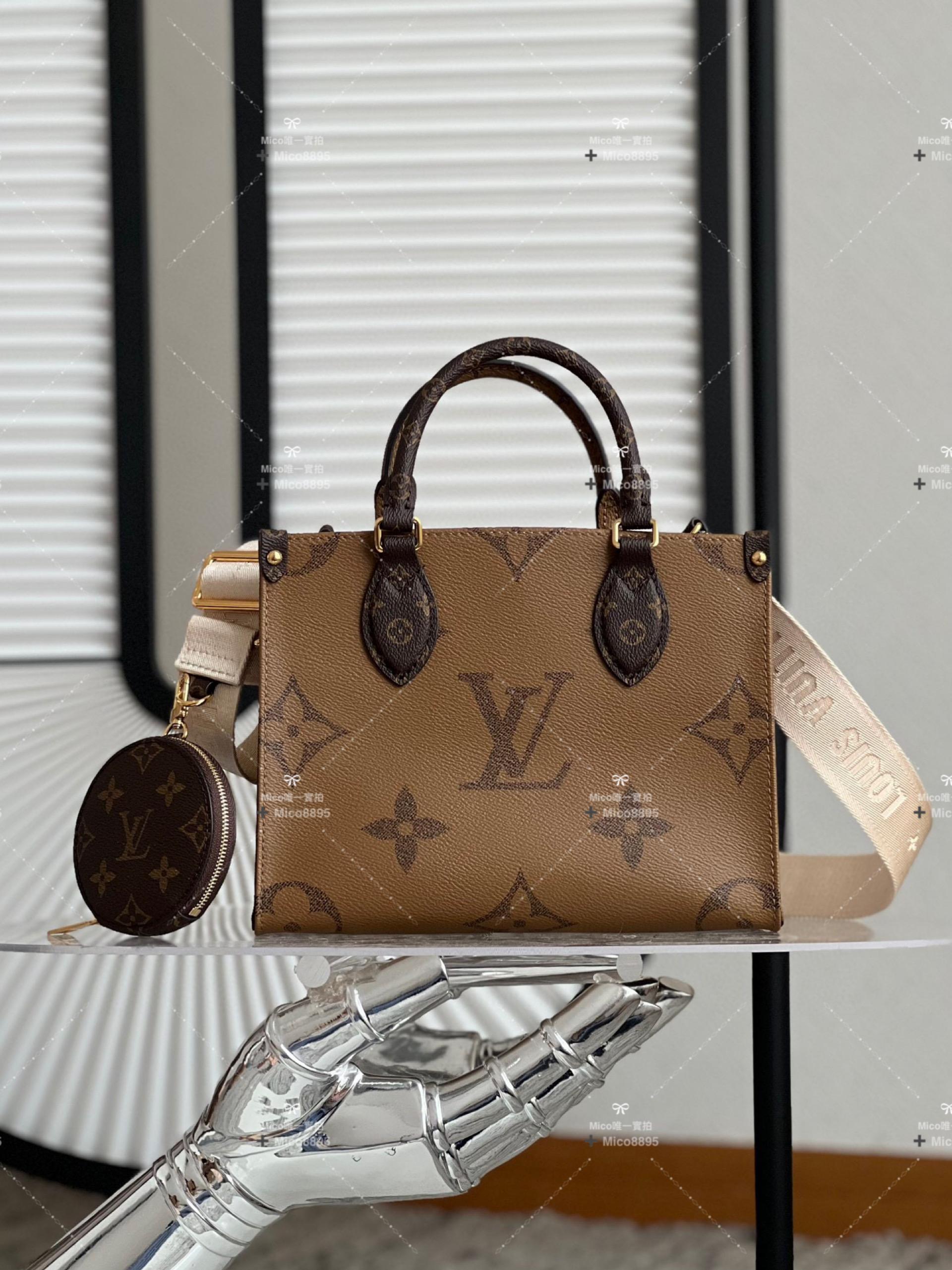 LV ONTHEGO 小號手袋 M46373 mini托特包 25cm