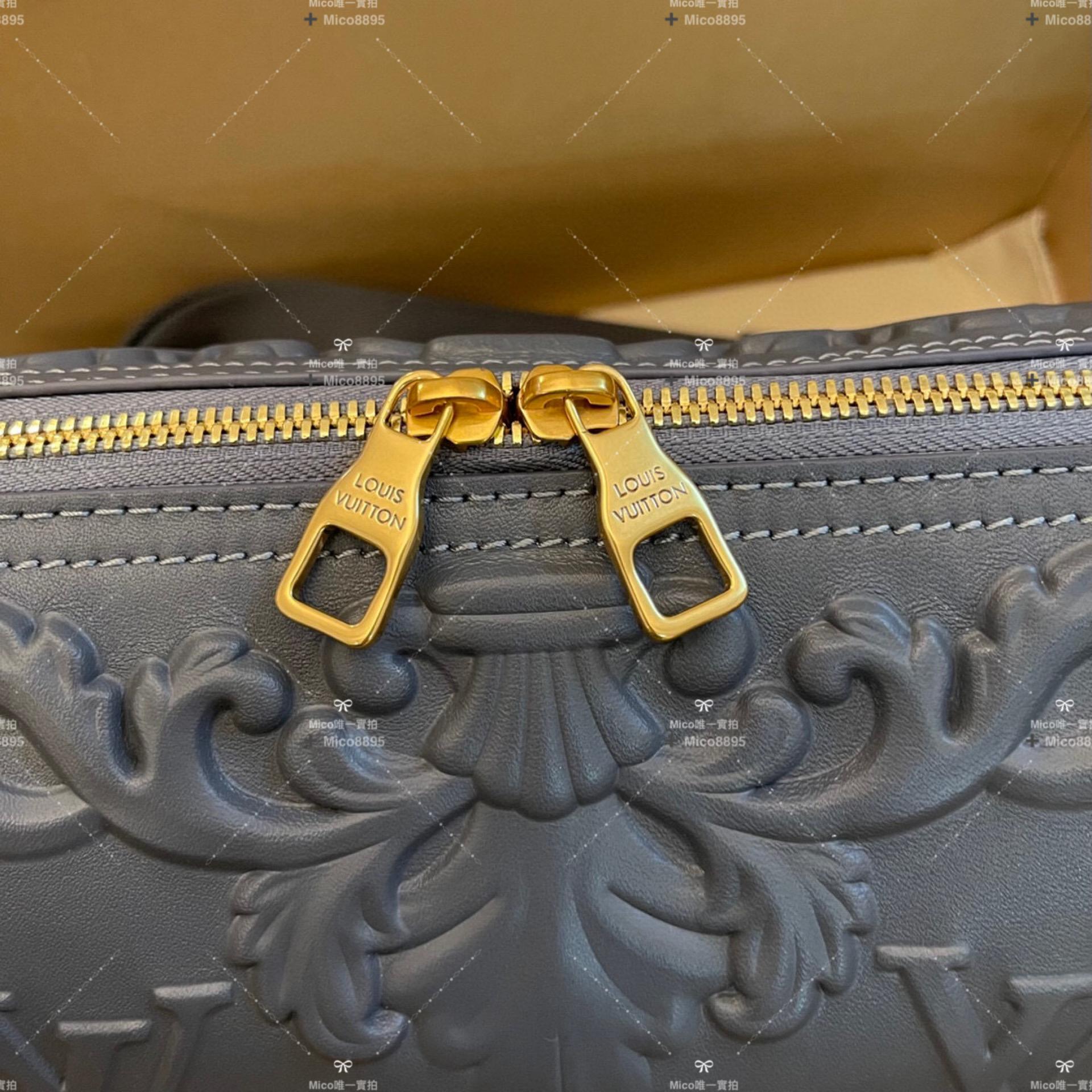 LV 巴洛克系列 浮雕款CITY KEEPALL 手袋 型號：M21835 27cm