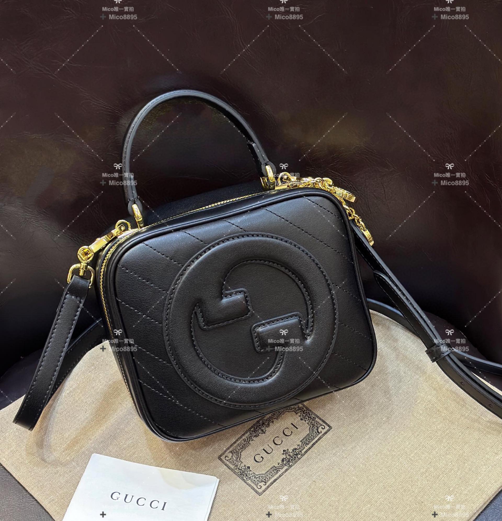 Gucci 新款 Blondie方型包 相機包 尺寸：17*15*9cm