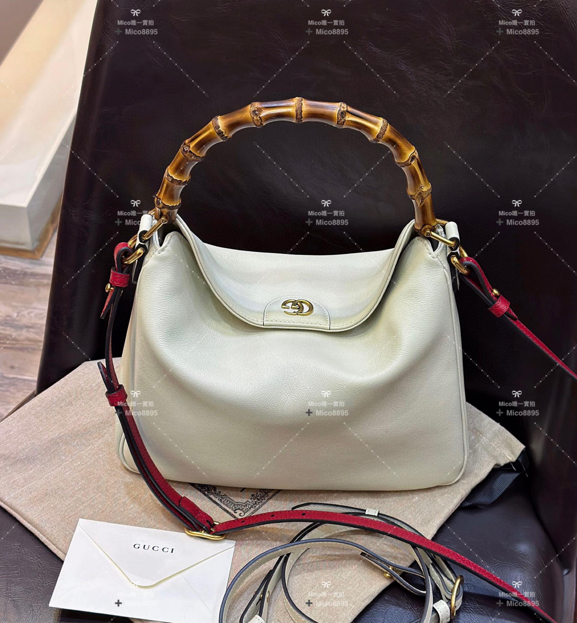 Gucci Diana 中型肩背包/手提包 黛安娜竹節包 尺寸：30*23*6.5cm