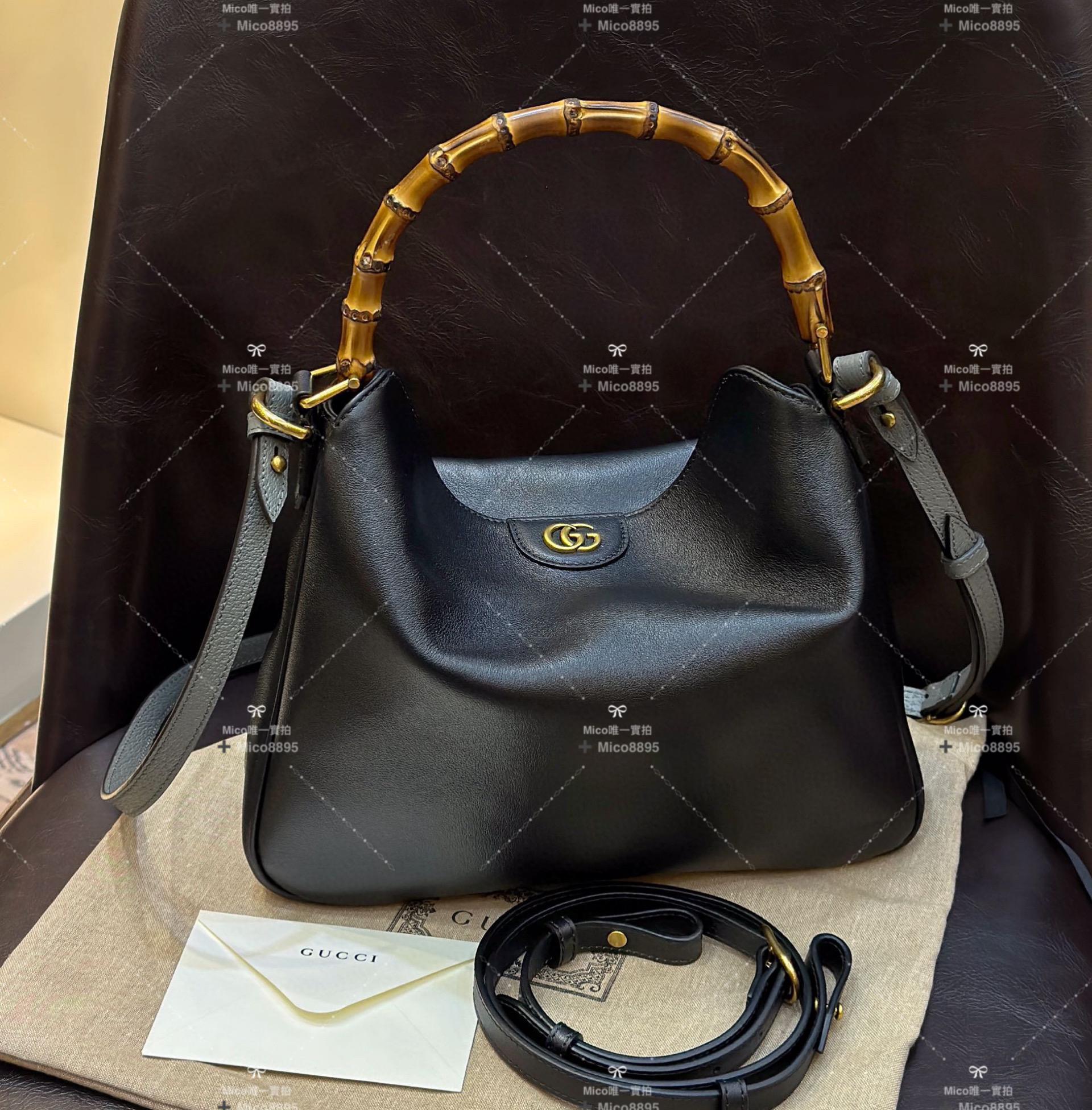 Gucci Diana 中型肩背包/手提包 黛安娜竹節包 尺寸：30*23*6.5cm