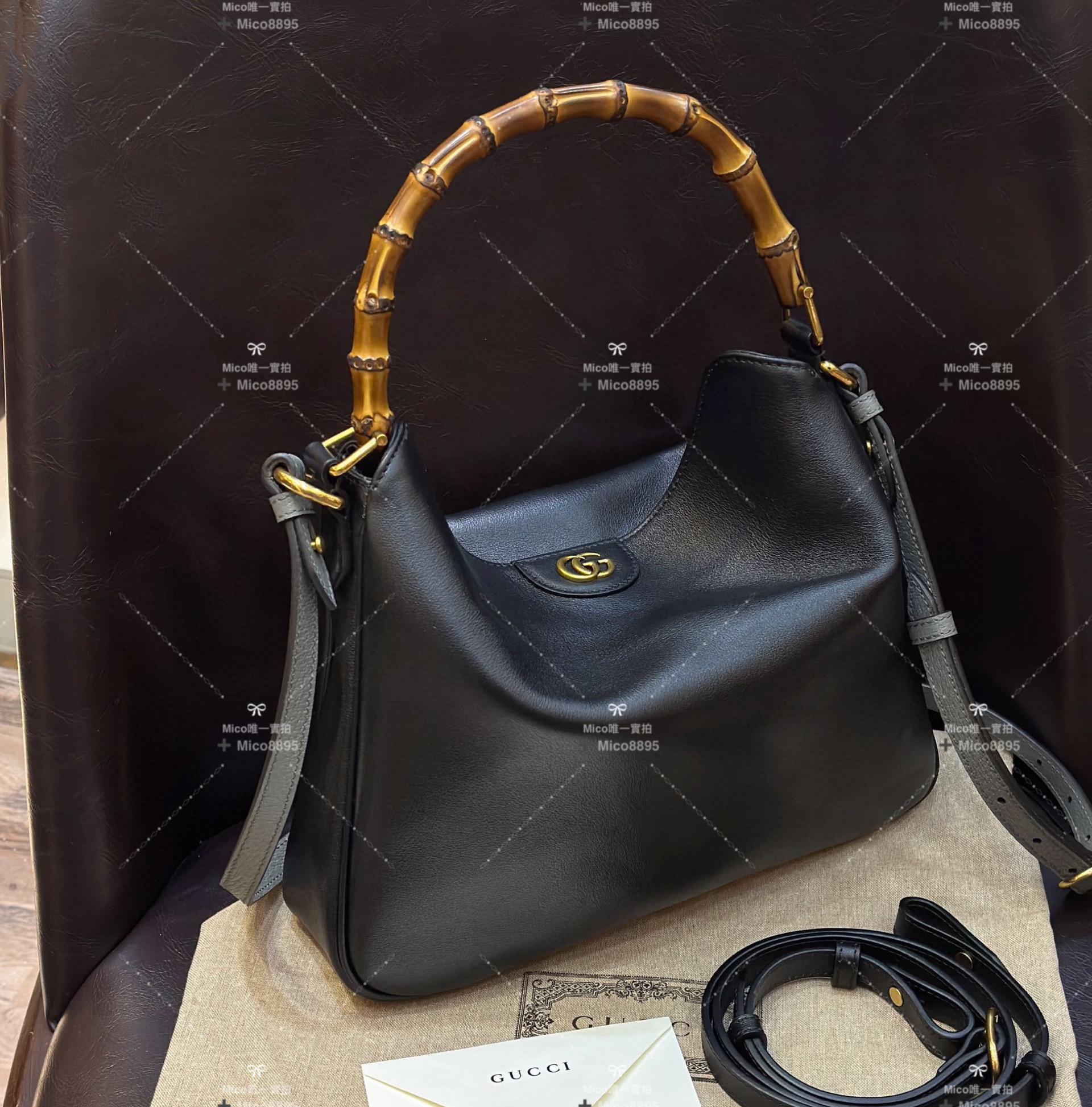 Gucci Diana 中型肩背包/手提包 黛安娜竹節包 尺寸：30*23*6.5cm