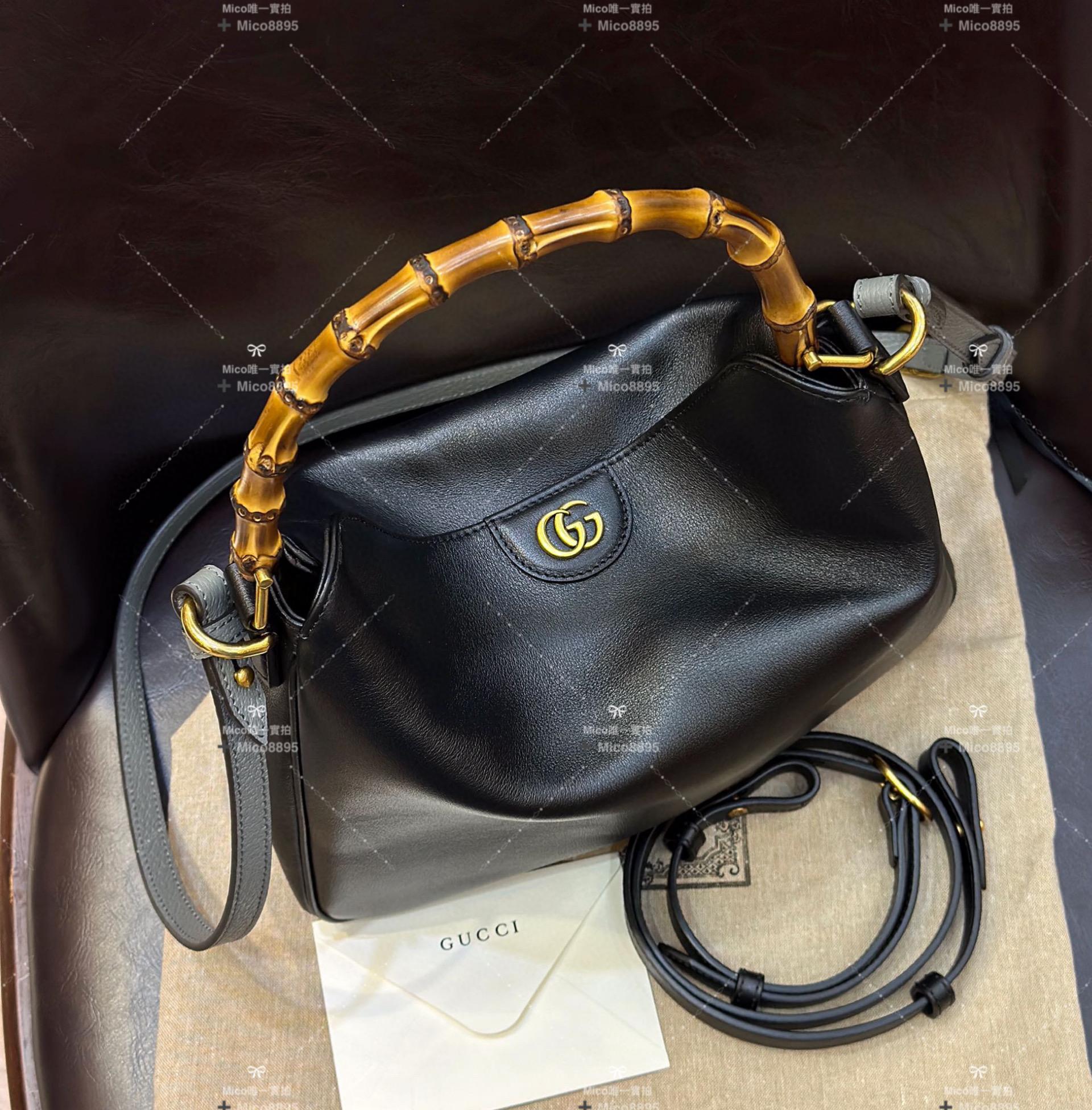 Gucci Diana 中型肩背包/手提包 黛安娜竹節包 尺寸：30*23*6.5cm