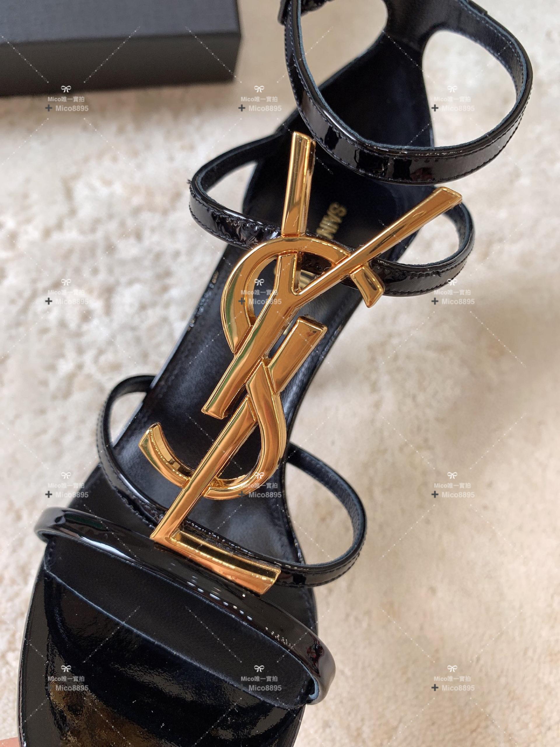 SAINT LAURENT YSL 經典御姐風格 大logo 高跟鞋 跟高9cm 碼數 34-42 （可訂製 34 40 41 42 不退換）