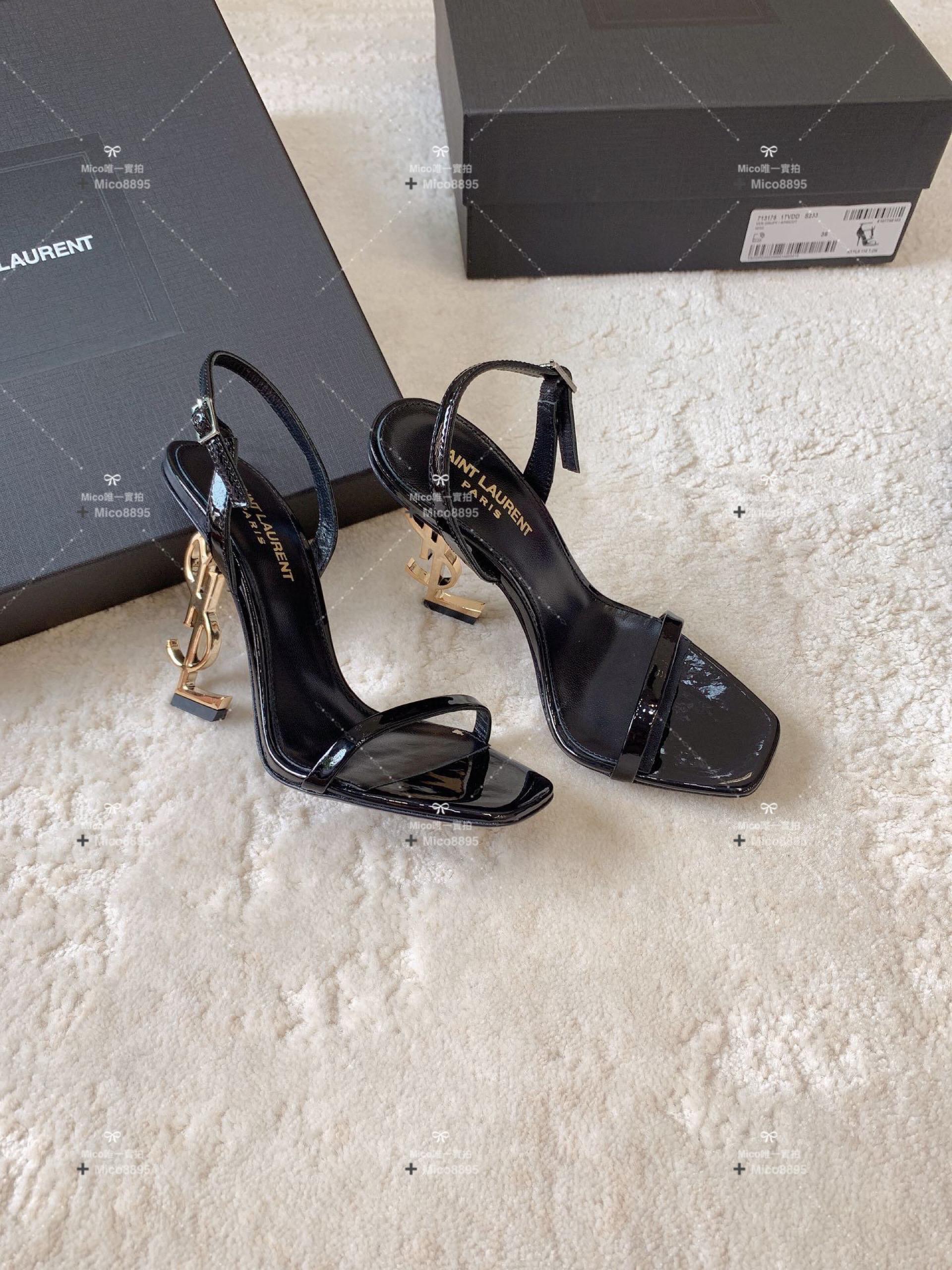 YSL Le CASSANDER 高跟鞋/ 涼鞋 跟高10.5cm 碼數 34-40 （可訂製 34 40不退換）