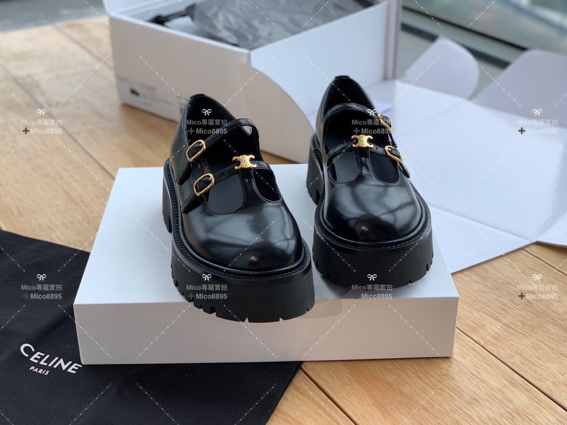 Celine 學院風 厚底瑪麗珍鞋 樂福鞋 35-40