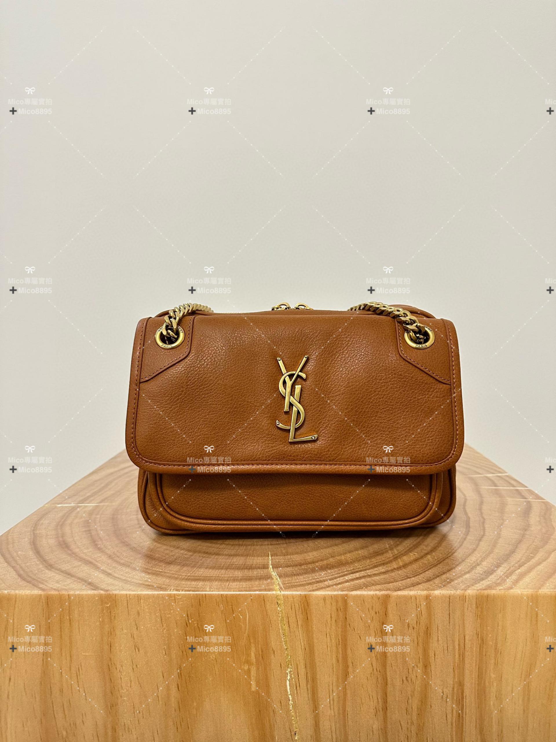 YSL Niki Medium Camera Bag 相機包 做舊皮革五金 復古風格 26cm