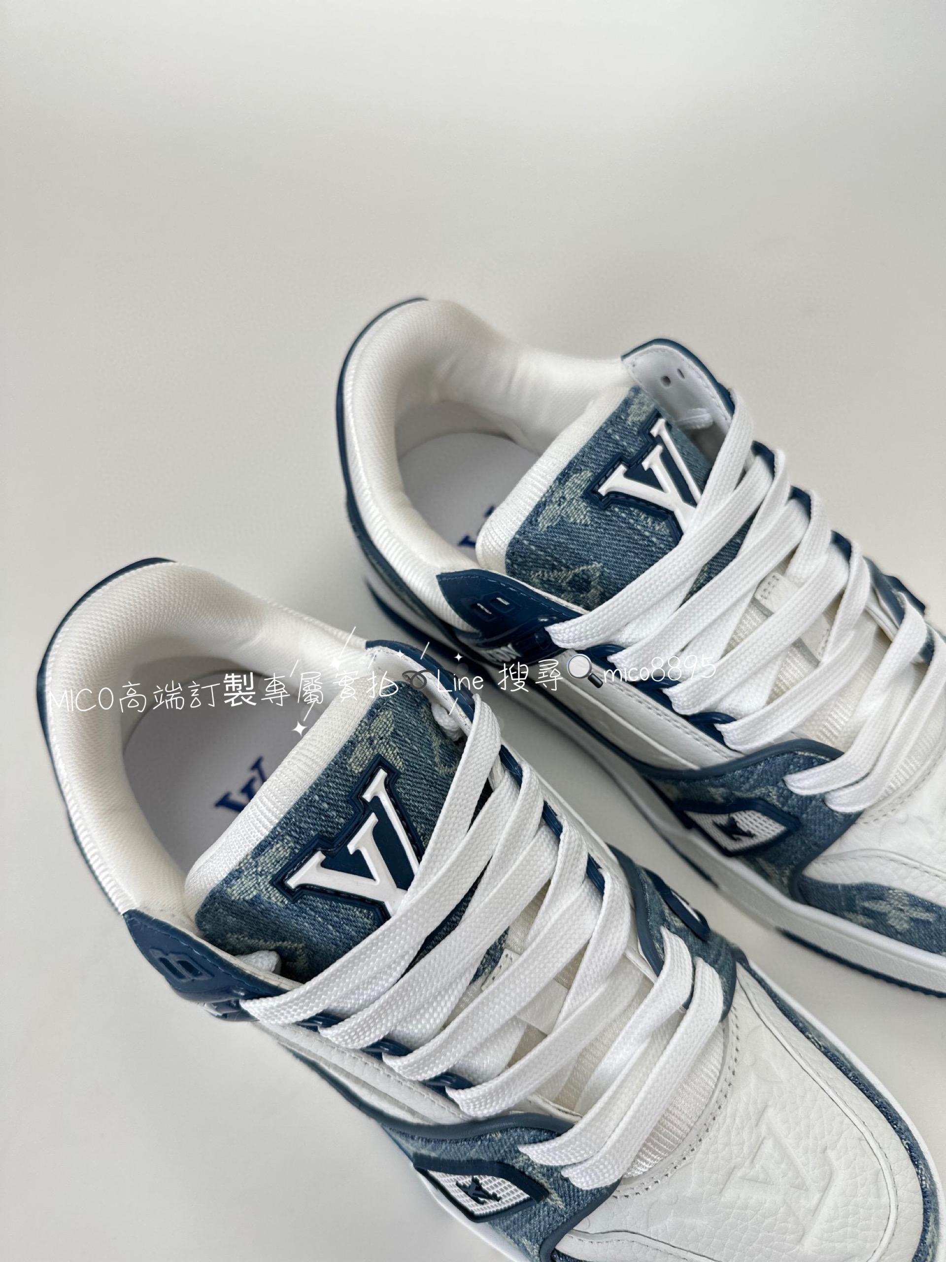 LV 牛仔藍 traine系列休閒運動鞋 size 女35-41  男38-45