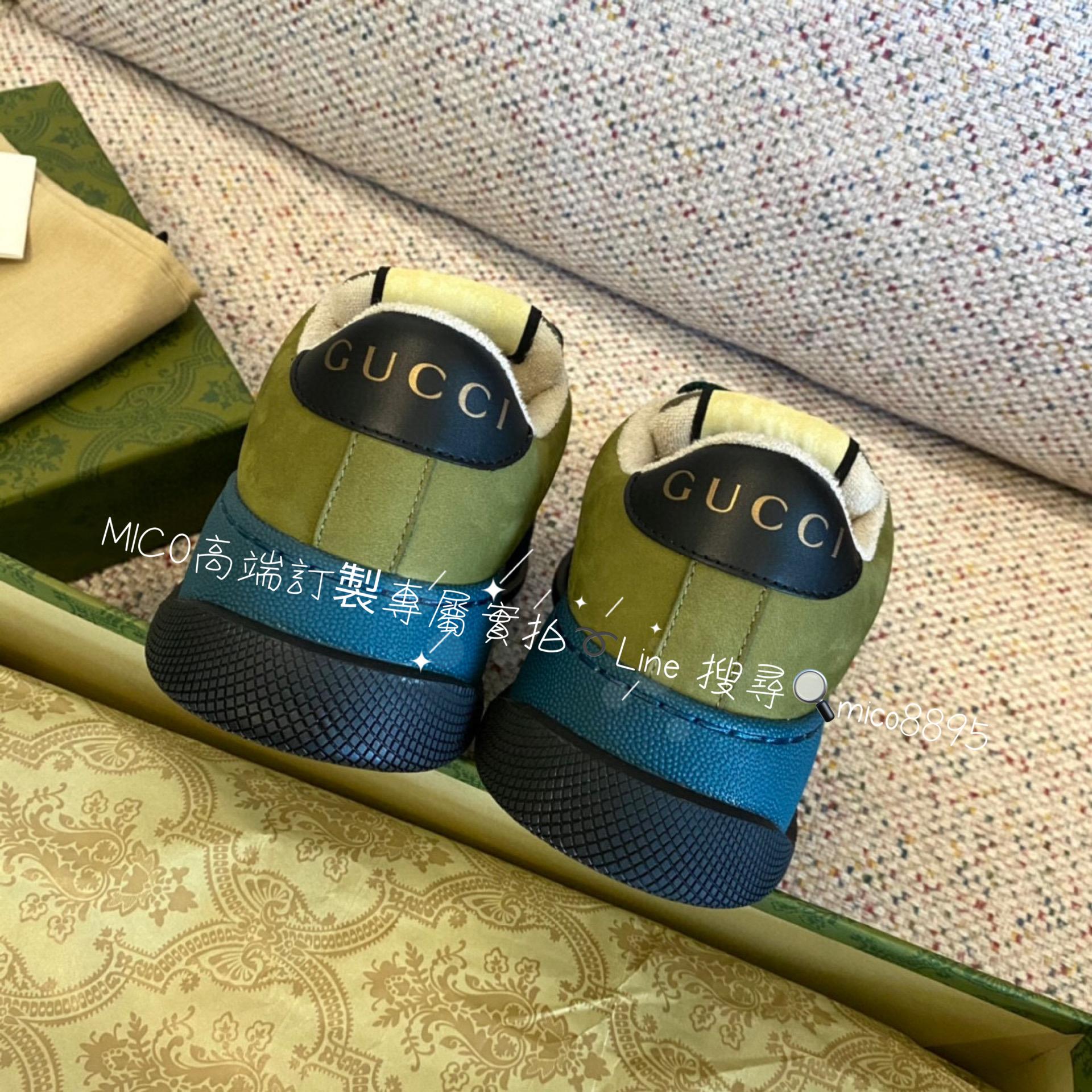 Gucci 23新款 厚底髒髒鞋 麵包鞋 情侶款 男鞋/女鞋 底厚6cm 碼數：35-44