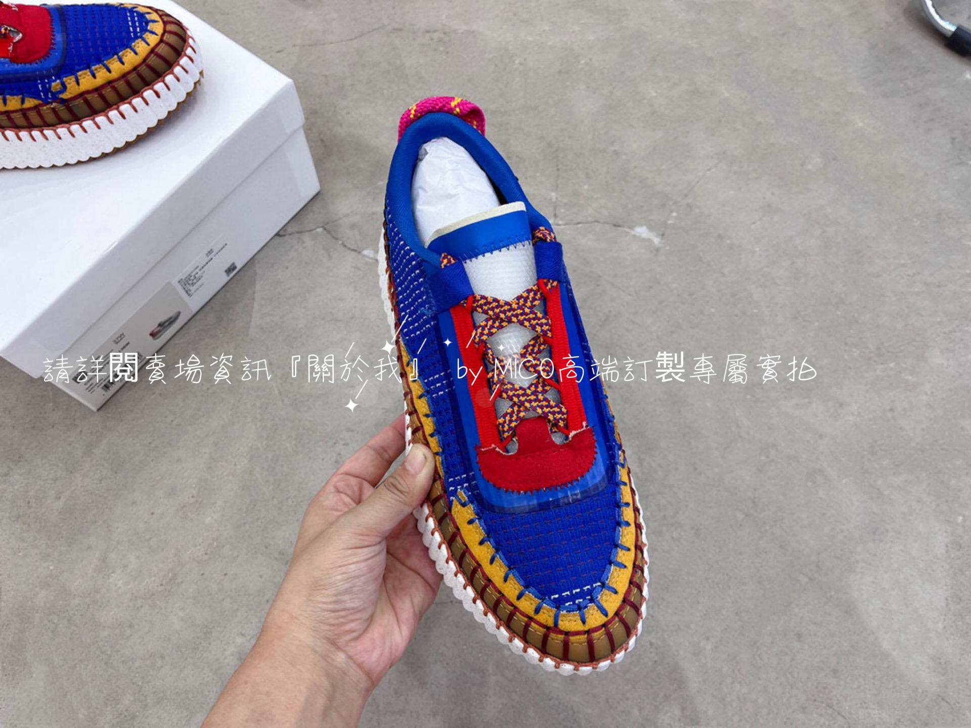 CHLOE 克洛伊 Nama sneaker 彩虹系列運動鞋 全手工縫馬克線 女碼35-42