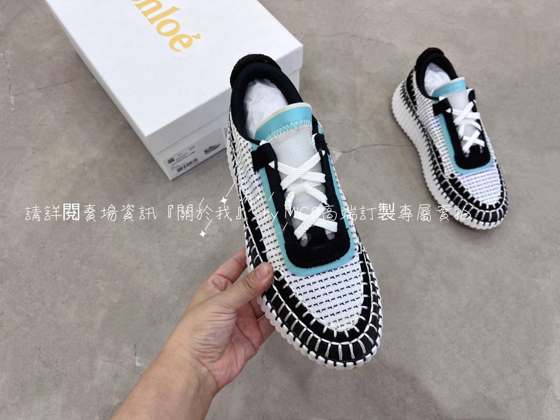 CHLOE 克洛伊 Nama sneaker 彩虹系列運動鞋 全手工縫馬克線 女碼35-42