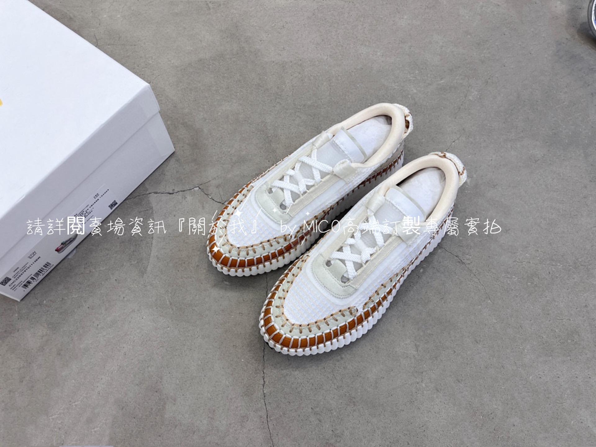 CHLOE 克洛伊 Nama sneaker 彩虹系列運動鞋 全手工縫馬克線 女碼35-42