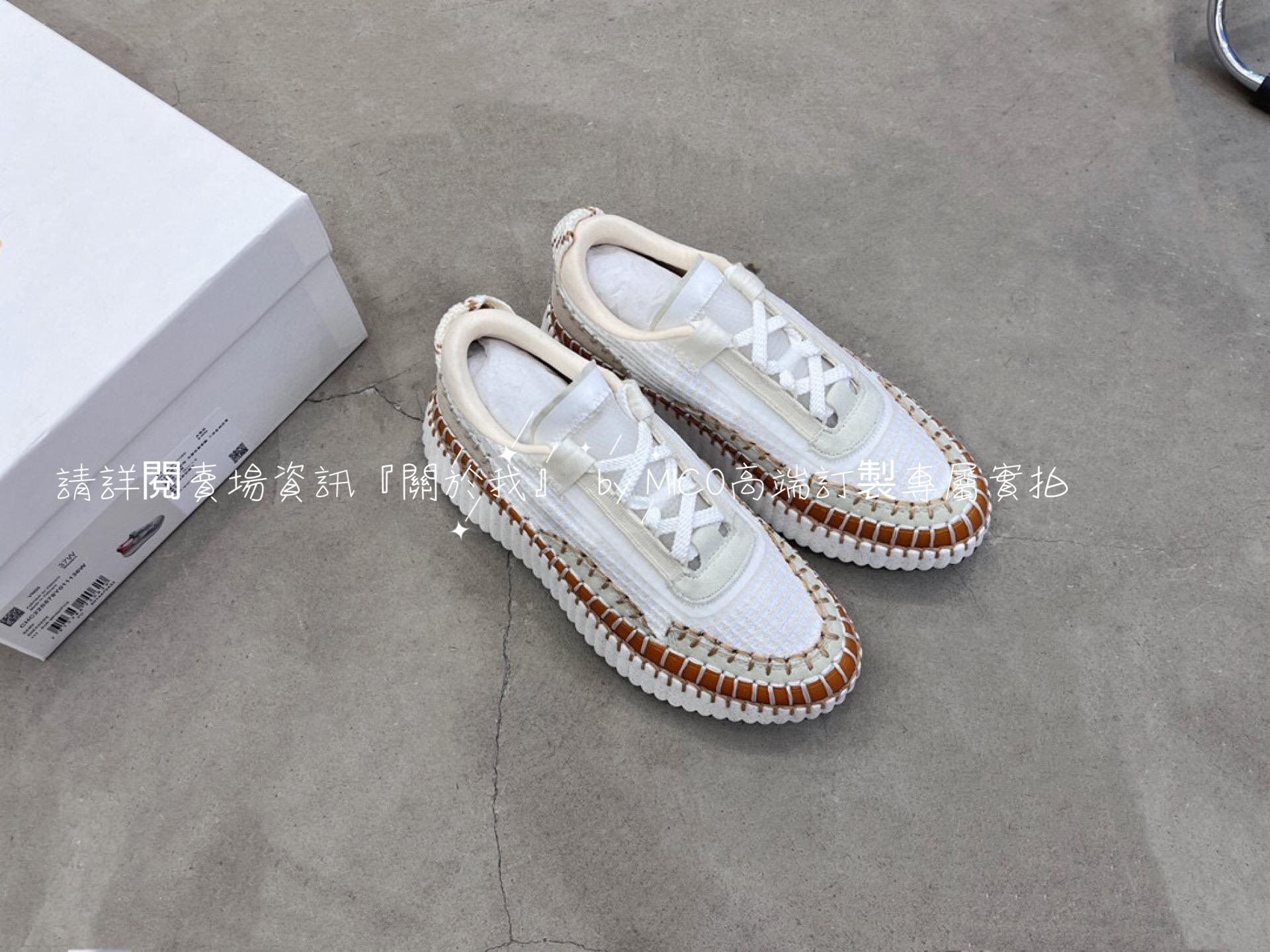 CHLOE 克洛伊 Nama sneaker 彩虹系列運動鞋 全手工縫馬克線 女碼35-42