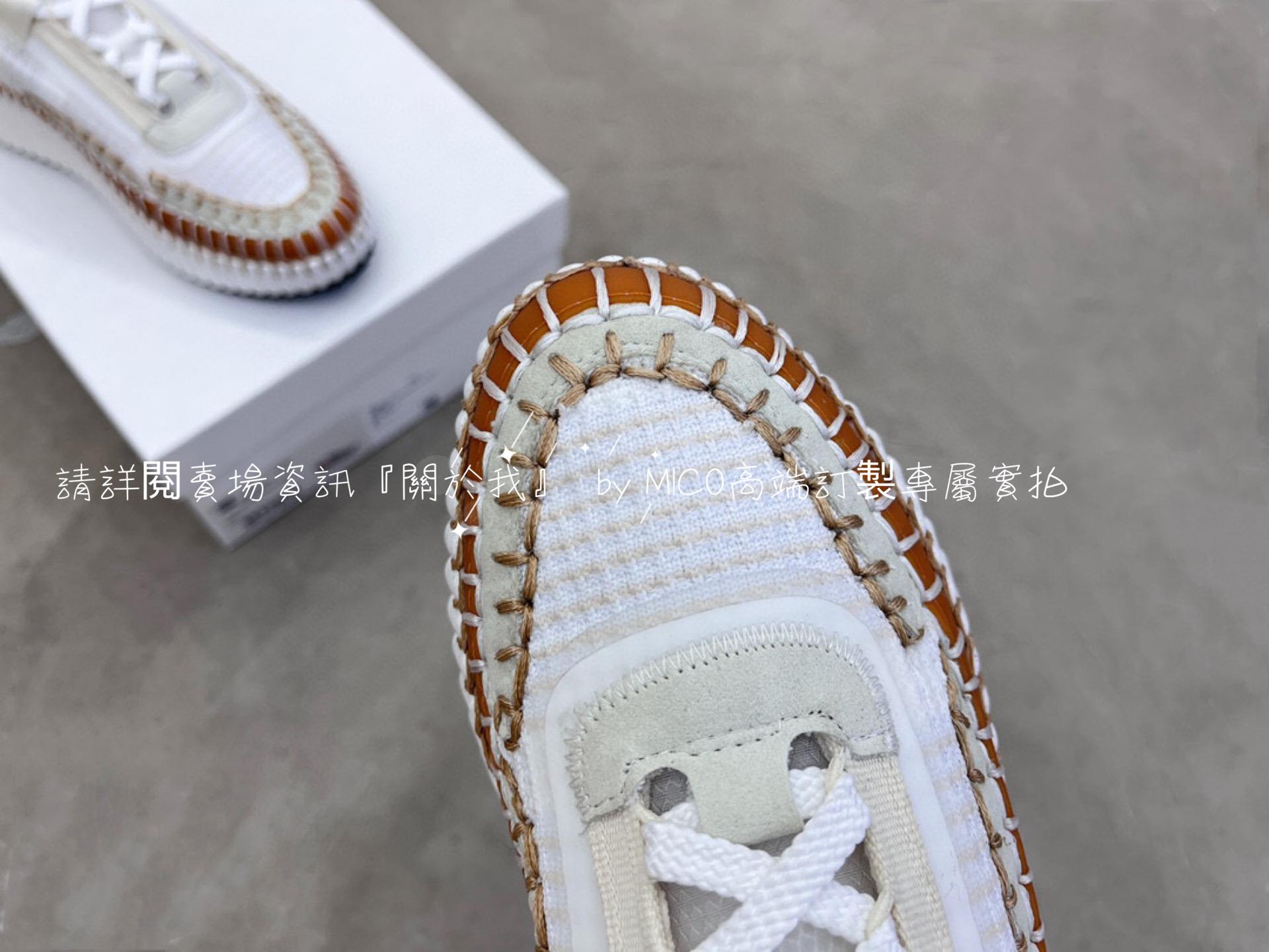 CHLOE 克洛伊 Nama sneaker 彩虹系列運動鞋 全手工縫馬克線 女碼35-42