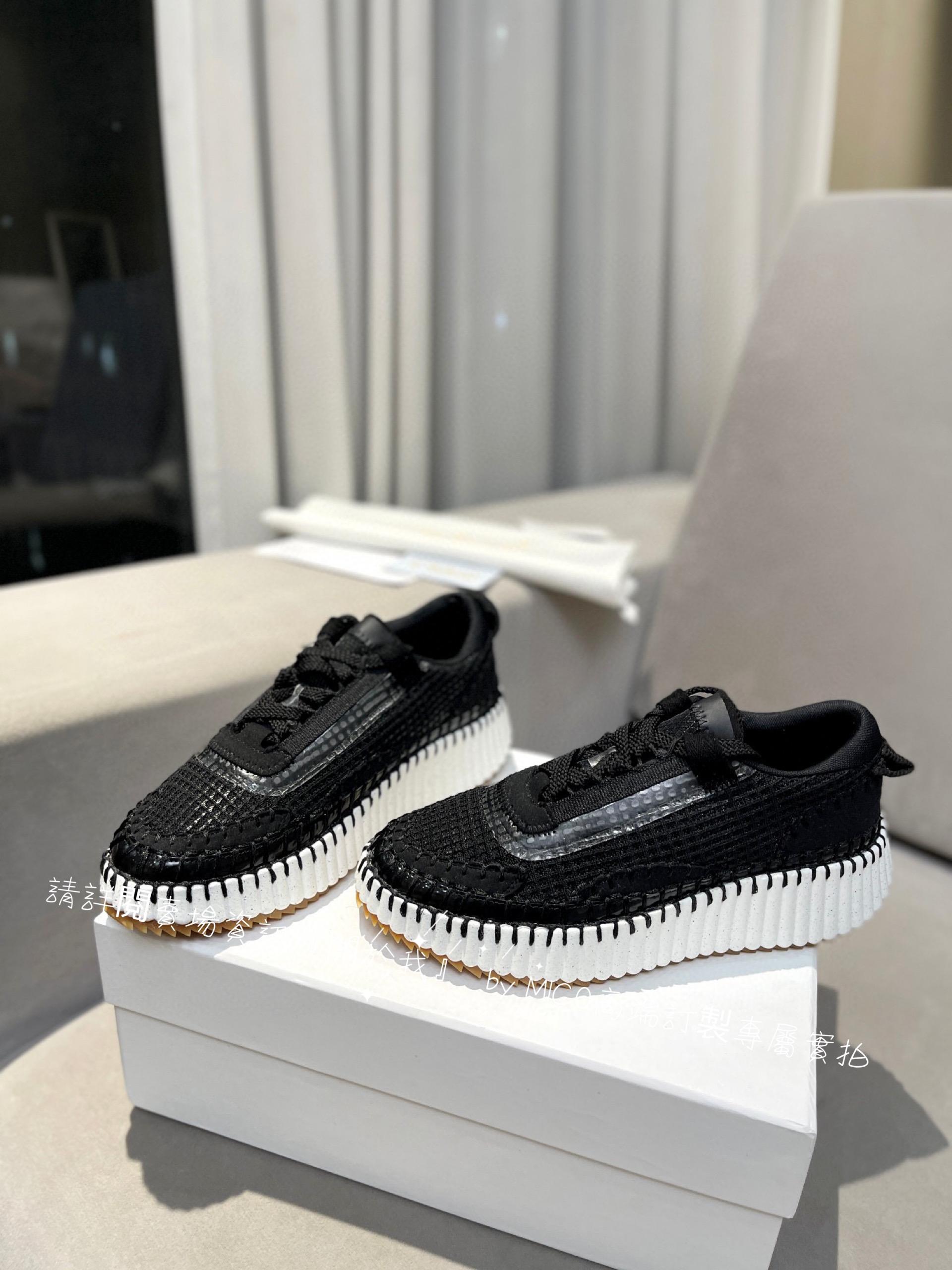 CHLOE 克洛伊 Nama sneaker 彩虹系列運動鞋 全手工縫馬克線 女碼35-42