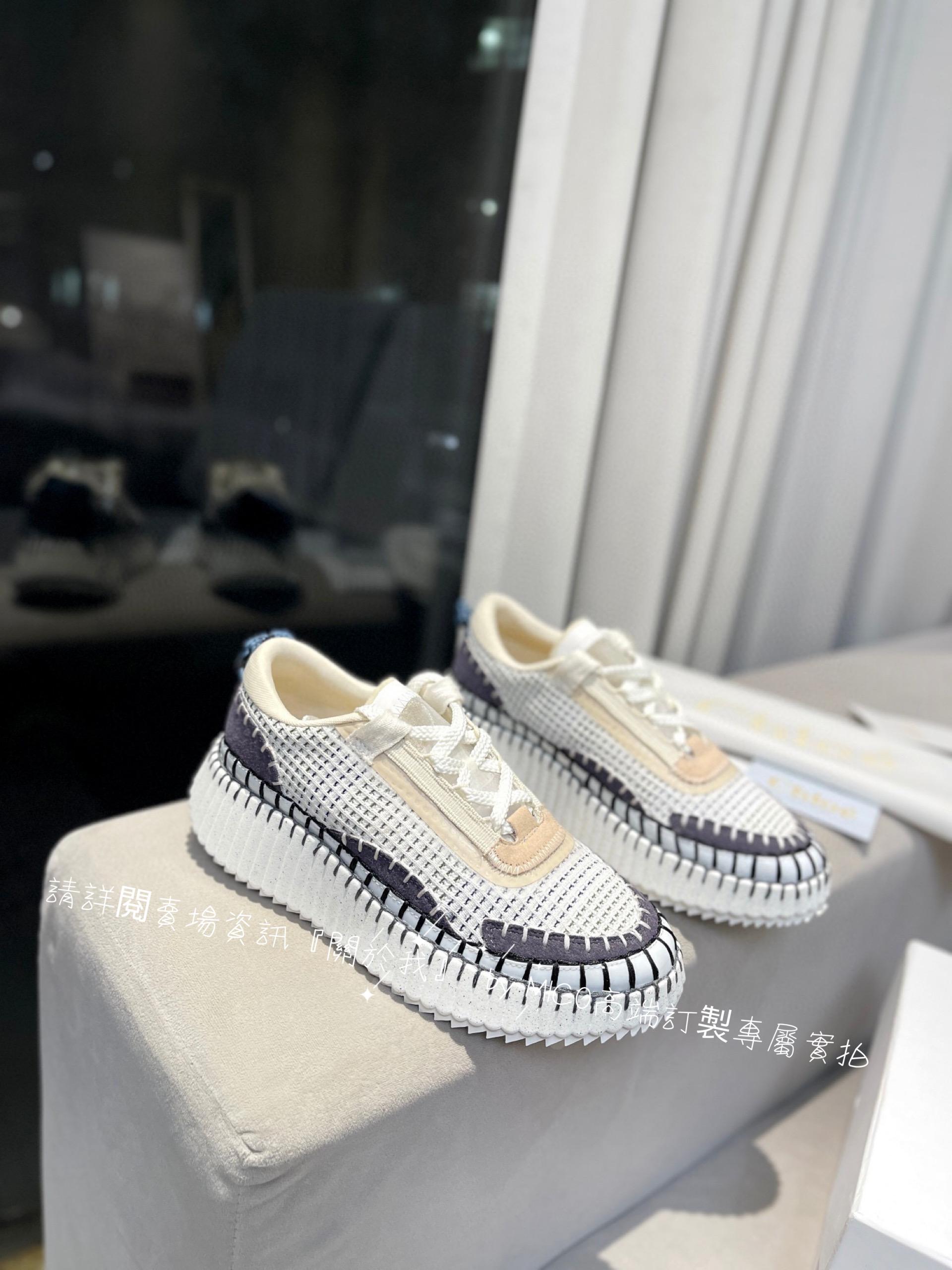 CHLOE 克洛伊 Nama sneaker 彩虹系列運動鞋 全手工縫馬克線 女碼35-42