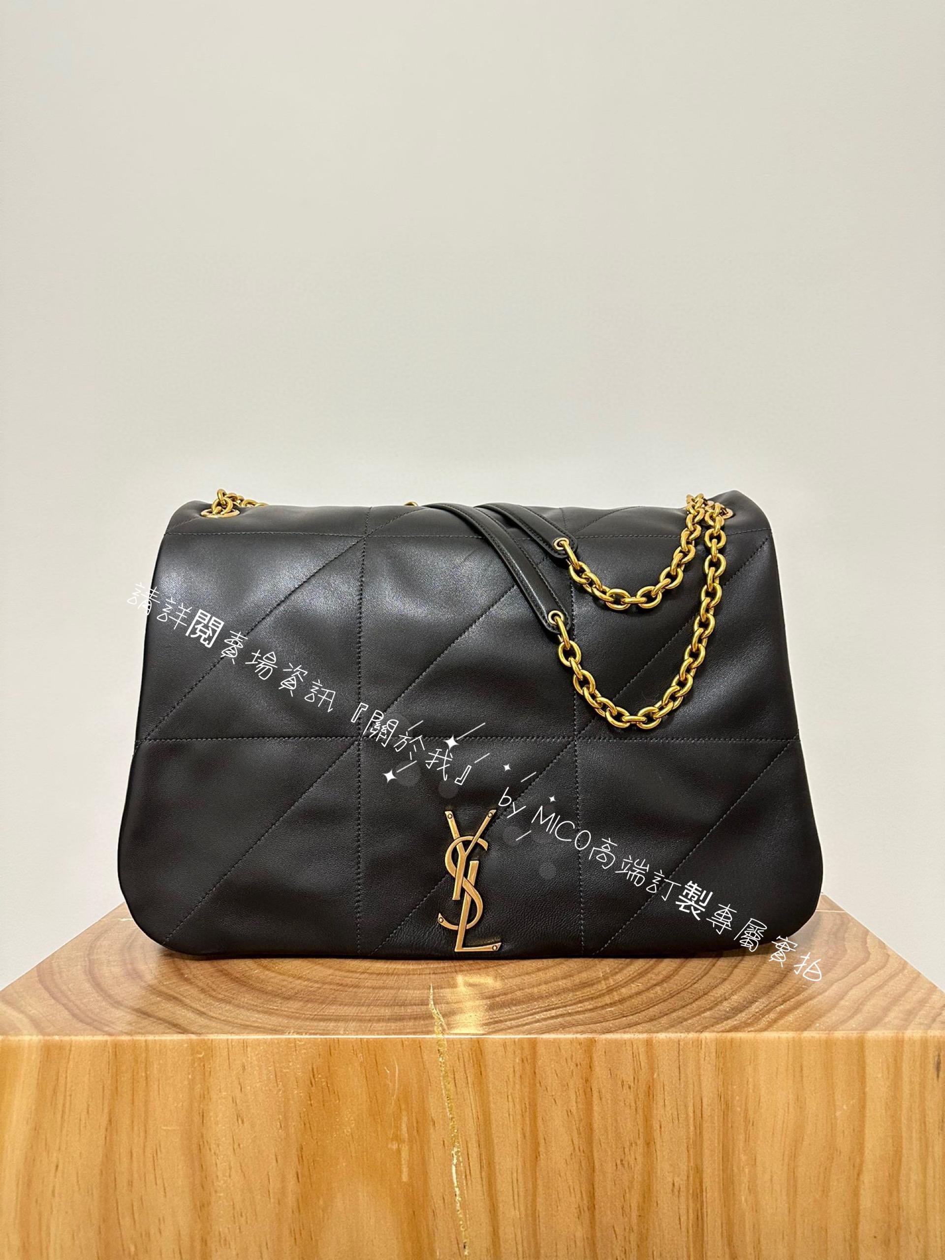 YSL 秀款 Jamie 小羊皮鏈條包/肩背包 尺寸43 X 29 X 9 CM