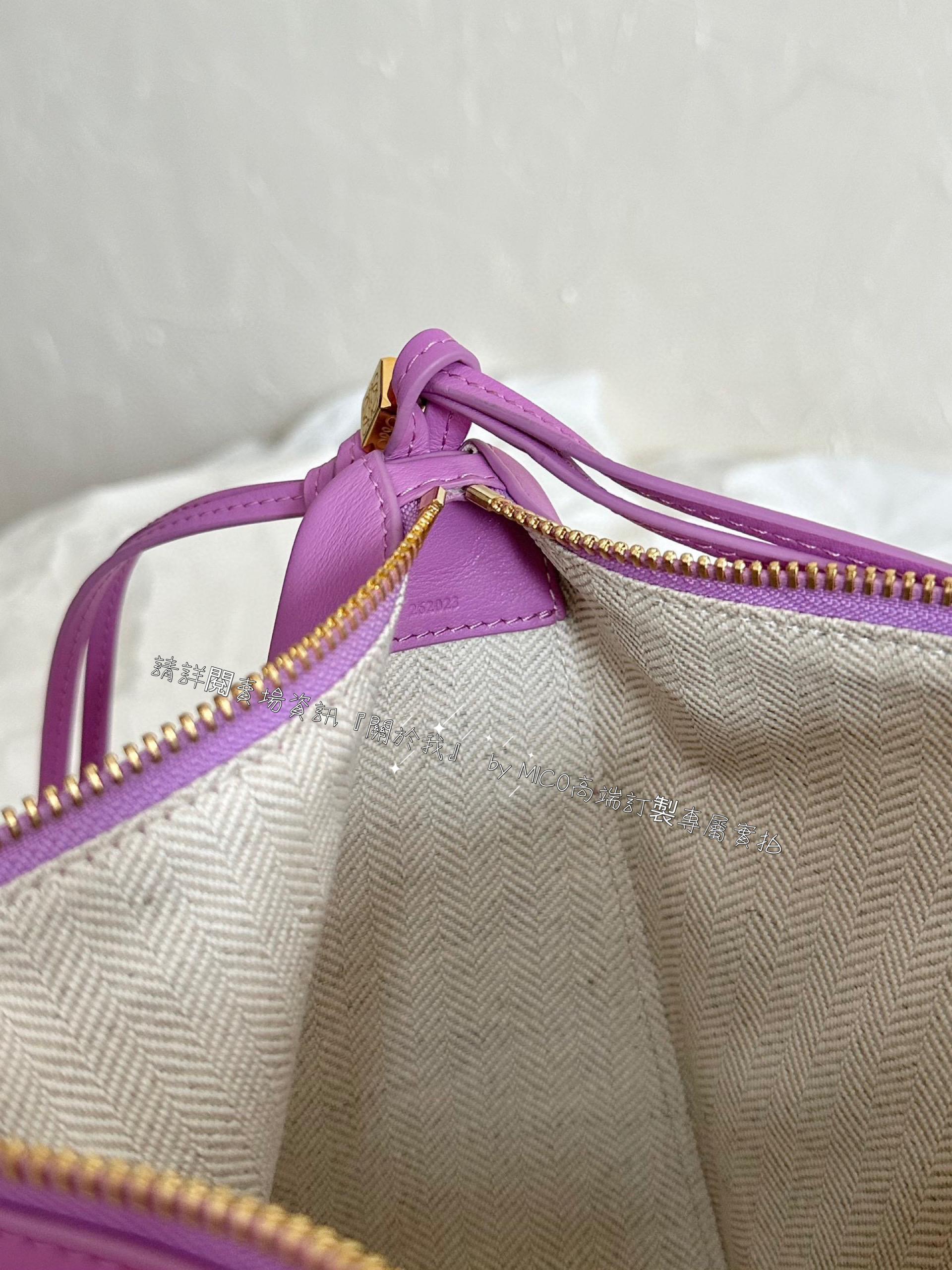 Loewe hammock hobo 薔薇粉/小牛皮 28cm 低調簡約款 餃子包